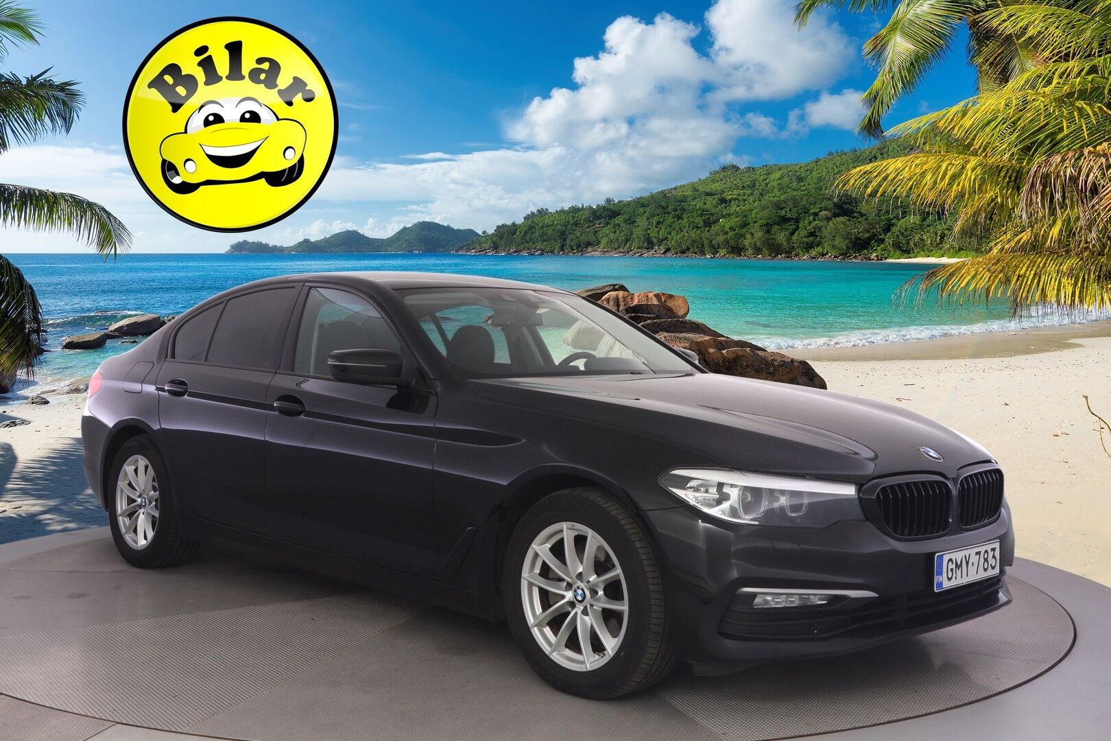 BMW 520 2019 G30 Sedan 520d A xDrive Business - Webasto | Koukku | LED | P.Tutkat | Nahkaverhoilu | Suomi-auto | Kahdet renkaat aluvanteilla | Merkkihuollot