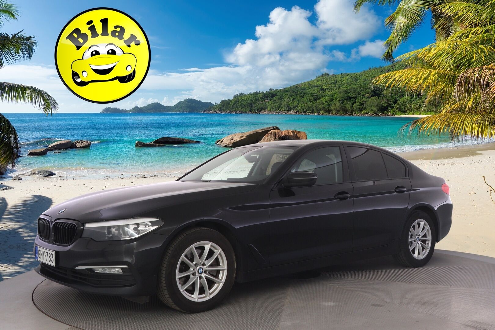 BMW 520 2019 G30 Sedan 520d A xDrive Business - Webasto | Koukku | LED | P.Tutkat | Nahkaverhoilu | Suomi-auto | Kahdet renkaat aluvanteilla | Merkkihuollot