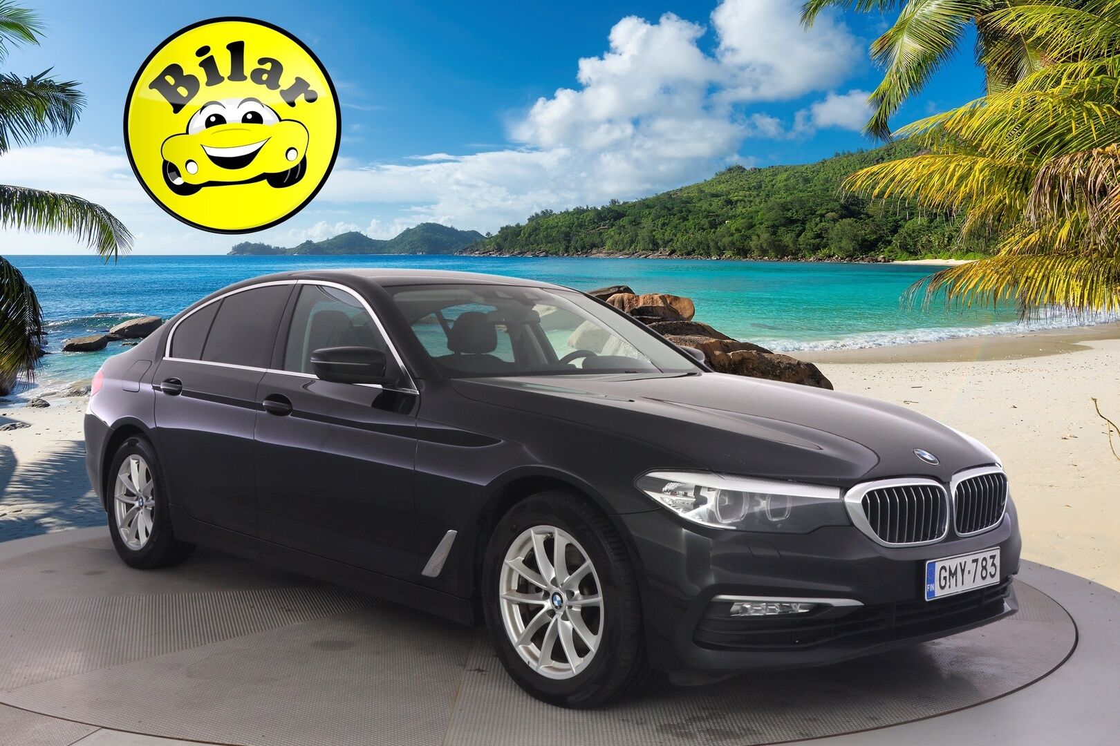 BMW 520 2019 G30 Sedan 520d A xDrive Business - Webasto | Koukku | LED | P.Tutkat | Nahkaverhoilu | Suomi-auto | Kahdet renkaat aluvanteilla | Merkkihuollot