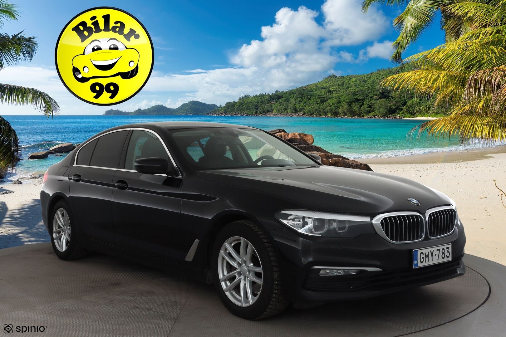 BMW 520 2019 G30 Sedan 520d A xDrive Business * Webasto / Koukku / LED / P.Tutkat / Vakkari / Nahkaverhoilu * - Suomi-auto / Kahdet renkaat aluvanteilla / Merkkihuollot