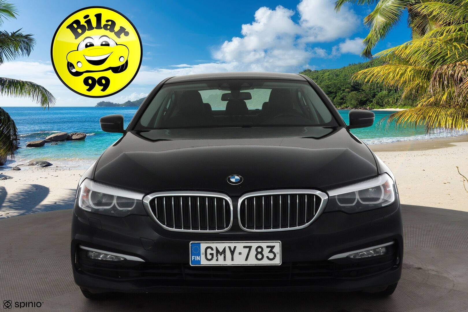 BMW 520 2019 G30 Sedan 520d A xDrive Business * Webasto / Koukku / LED / P.Tutkat / Vakkari / Nahkaverhoilu * - Suomi-auto / Kahdet renkaat aluvanteilla / Merkkihuollot