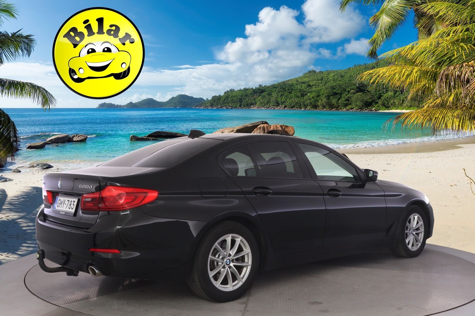 BMW 520 2019 G30 Sedan 520d A xDrive Business - Webasto | Koukku | LED | P.Tutkat | Nahkaverhoilu | Suomi-auto | Kahdet renkaat aluvanteilla | Merkkihuollot