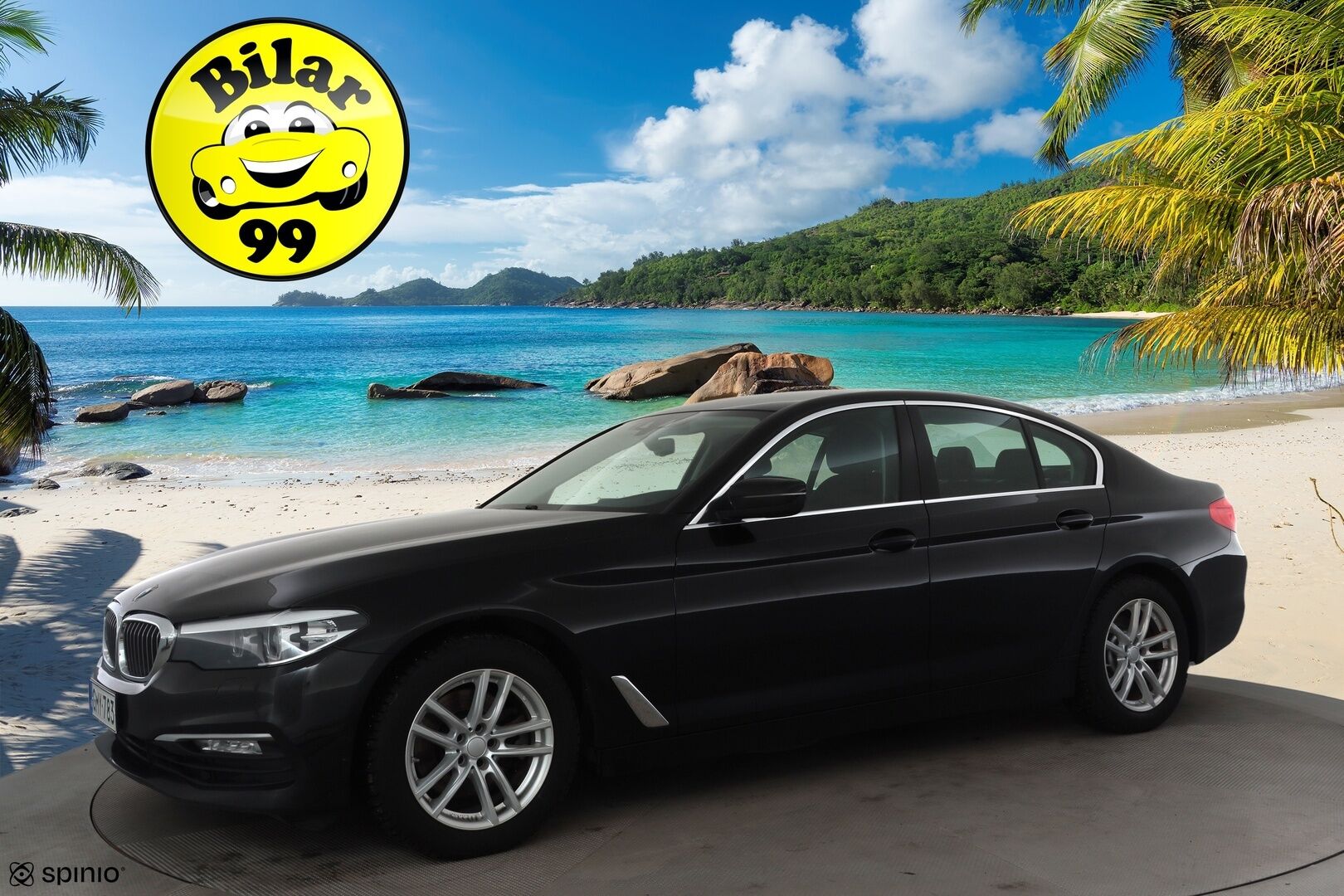 BMW 520 2019 G30 Sedan 520d A xDrive Business * Webasto / Koukku / LED / P.Tutkat / Vakkari / Nahkaverhoilu * - Suomi-auto / Kahdet renkaat aluvanteilla / Merkkihuollot