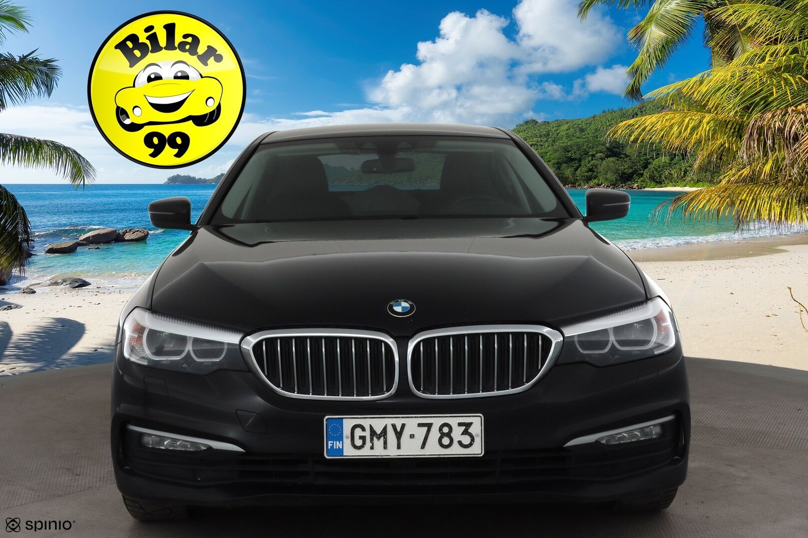 BMW 520 2019 G30 Sedan 520d A xDrive Business * Webasto / Koukku / LED / P.Tutkat / Vakkari / Nahkaverhoilu * - Suomi-auto / Kahdet renkaat aluvanteilla / Merkkihuollot