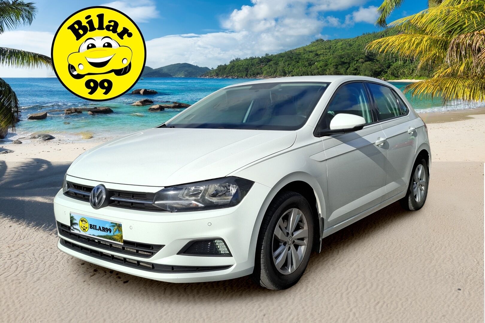 Volkswagen Polo 2019 Comfortline 1,0 TSI 70 kW (95 hv) / Vakkari / Tutkat / Apple&Android - Hieno 1-omisteinen Suomi-auto / Jakopää juuri tehty!