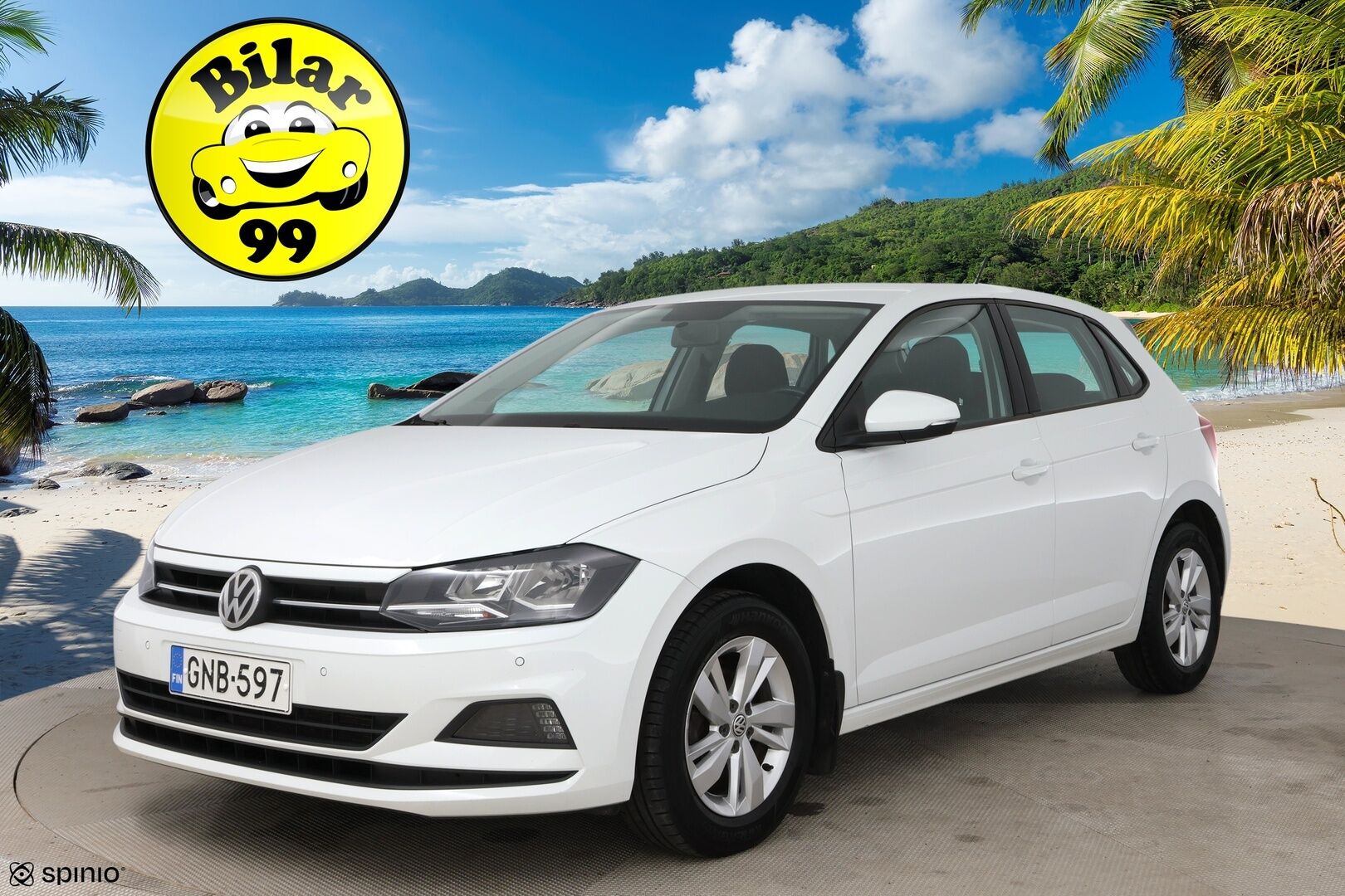 Volkswagen Polo 2019 Comfortline 1,0 TSI 70 kW (95 hv) / Vakkari / Tutkat / Apple&Android - Hieno 1-omisteinen Suomi-auto / Jakopää juuri tehty!
