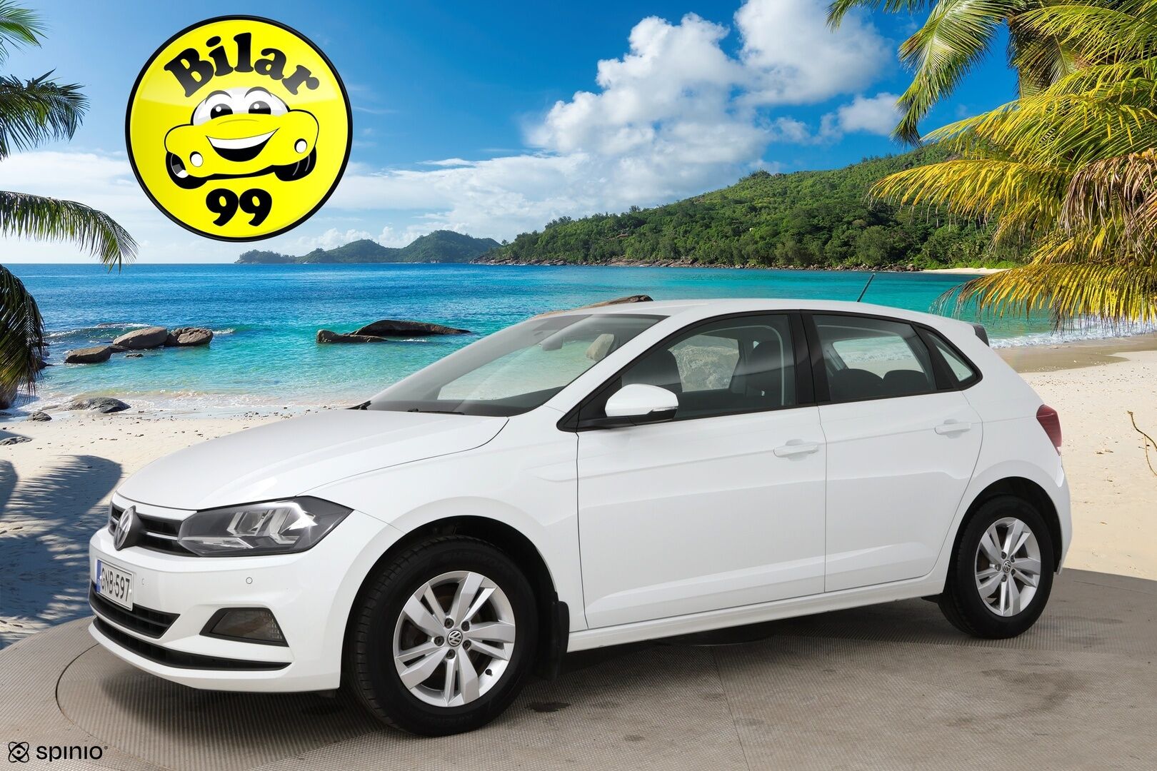 Volkswagen Polo 2019 Comfortline 1,0 TSI 70 kW (95 hv) / Vakkari / Tutkat / Apple&Android - Hieno 1-omisteinen Suomi-auto / Jakopää juuri tehty!