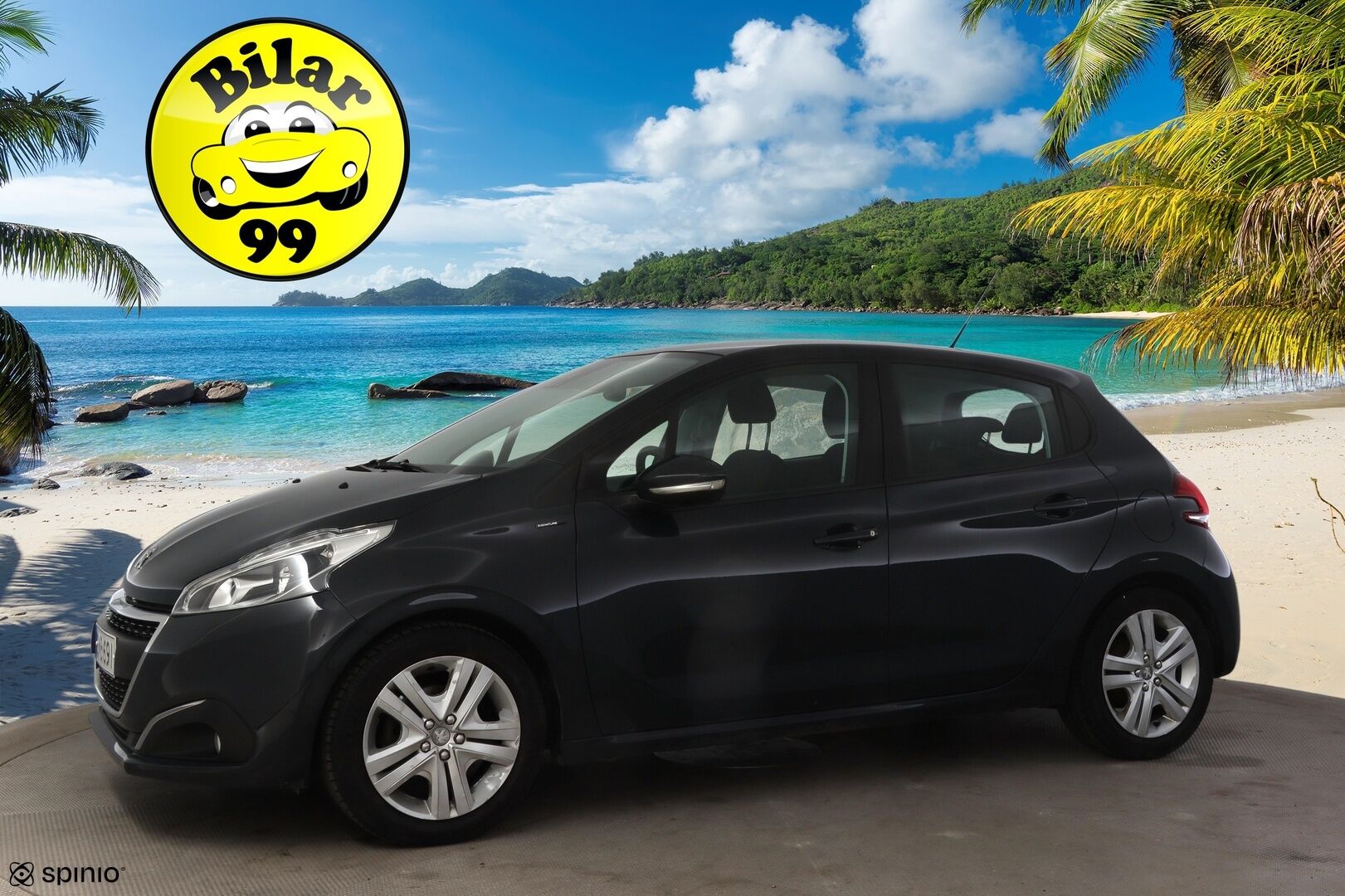 Peugeot 208 2018 Signature PureTech 82 5-ov * P-Kamera / Vakkari / Lohko+sisäpuhallin / AppleCarPlay * - Merkkihuollettu / Jakohihna vaihdettu / 2-om Suomi-auto