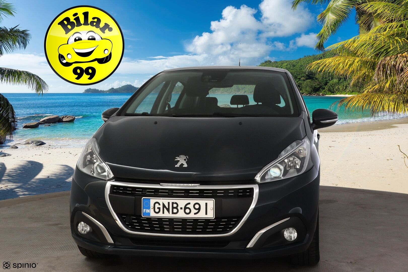 Peugeot 208 2018 Signature PureTech 82 5-ov * P-Kamera / Vakkari / Lohko+sisäpuhallin / AppleCarPlay * - Merkkihuollettu / Jakohihna vaihdettu / 2-om Suomi-auto