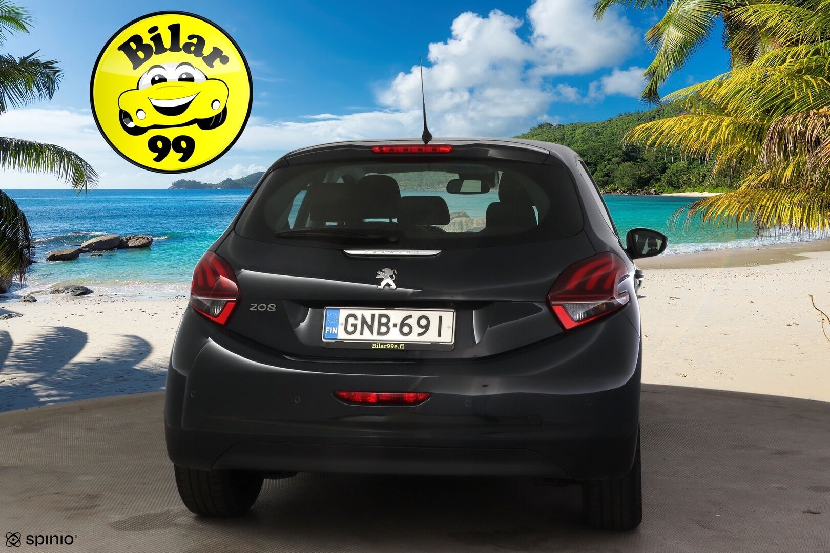 Peugeot 208 2018 Signature PureTech 82 5-ov * P-Kamera / Vakkari / Lohko+sisäpuhallin / AppleCarPlay * - Merkkihuollettu / Jakohihna vaihdettu / 2-om Suomi-auto