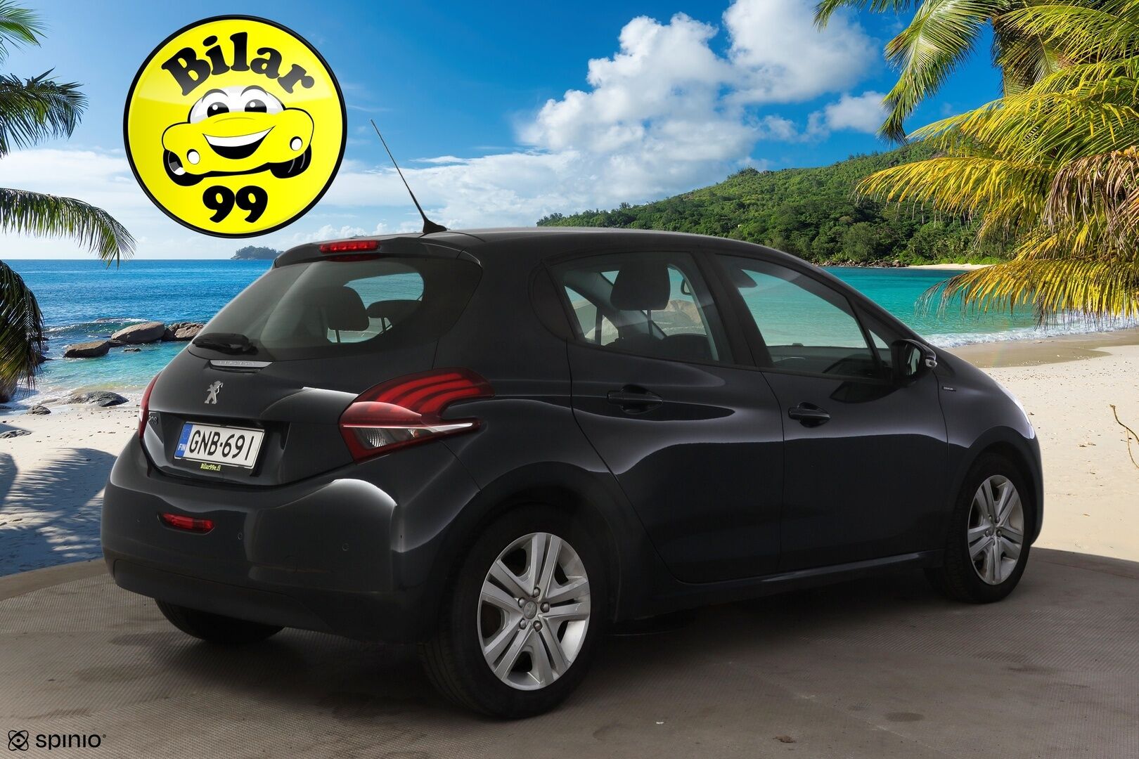 Peugeot 208 2018 Signature PureTech 82 5-ov * P-Kamera / Vakkari / Lohko+sisäpuhallin / AppleCarPlay * - Merkkihuollettu / Jakohihna vaihdettu / 2-om Suomi-auto