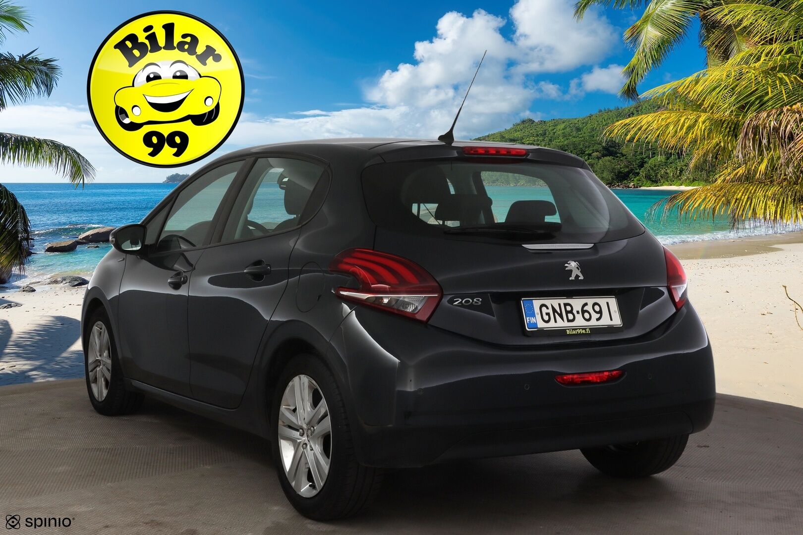 Peugeot 208 2018 Signature PureTech 82 5-ov * P-Kamera / Vakkari / Lohko+sisäpuhallin / AppleCarPlay * - Merkkihuollettu / Jakohihna vaihdettu / 2-om Suomi-auto