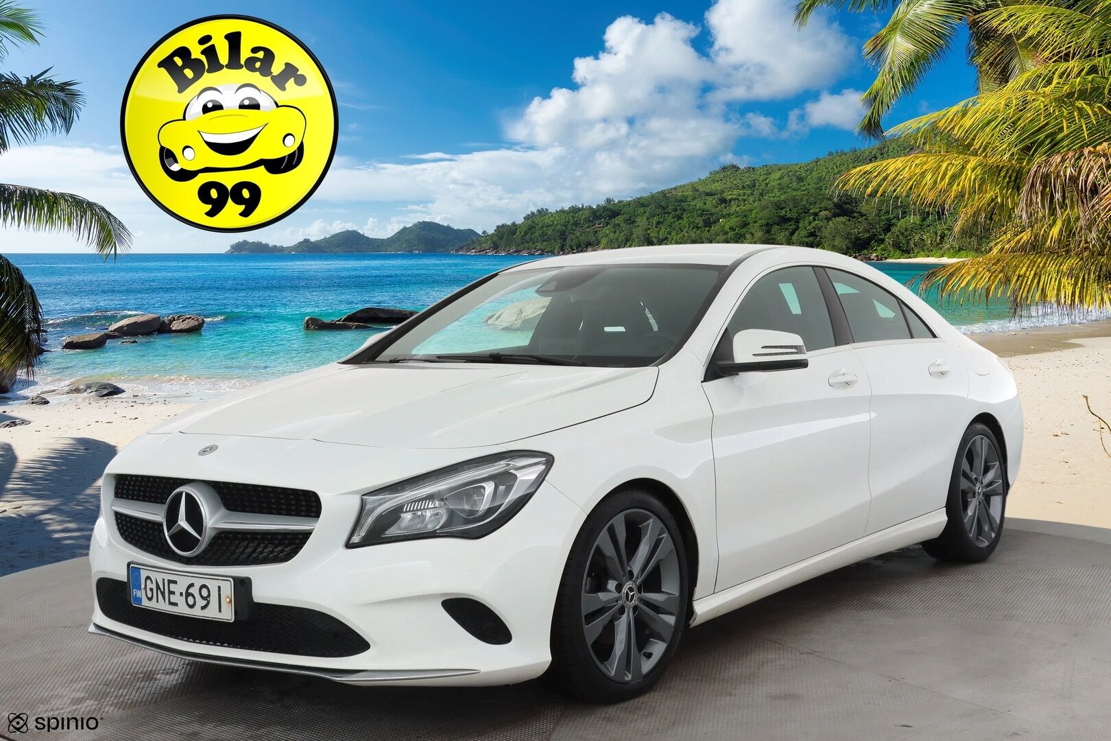 Mercedes-Benz CLA 2019 180 A Star Edition * Vakkari / High performance LED / Sporttipenkit / Polttoainekäyttöinen lämmitin / Apple&Android * - Suomi-auto / Kahdet Renkaat