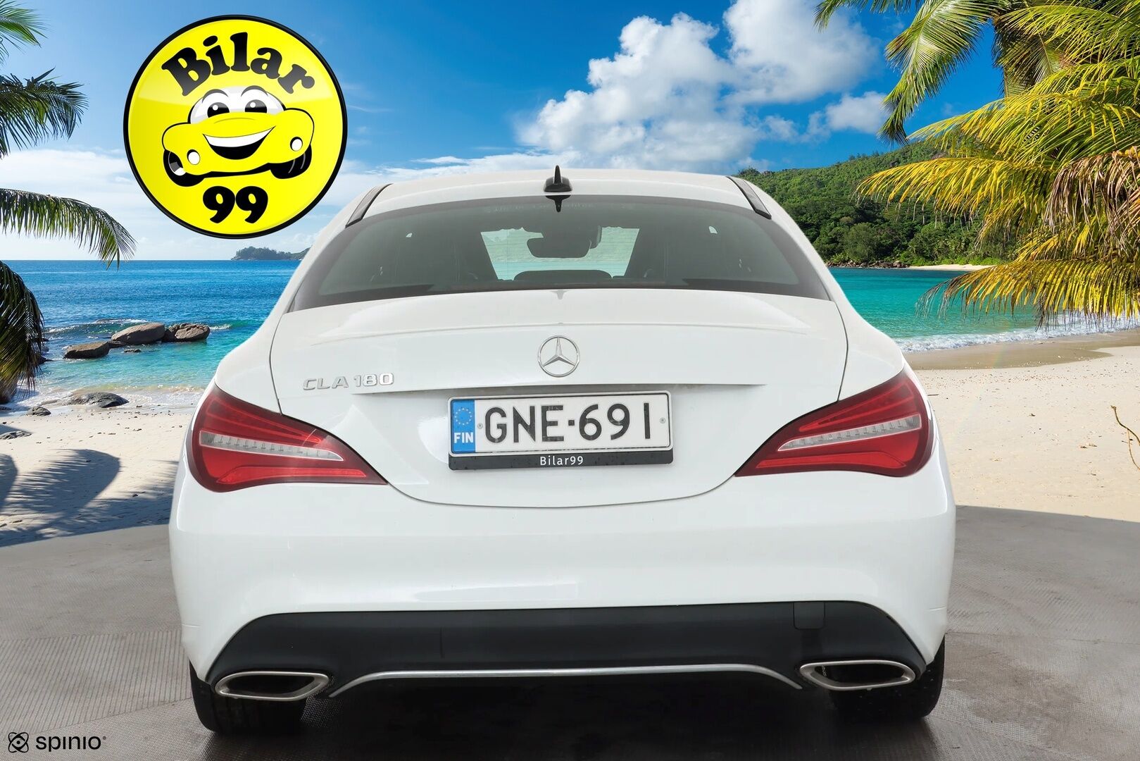 Mercedes-Benz CLA 2019 180 A Star Edition * Vakkari / High performance LED / Sporttipenkit / Polttoainekäyttöinen lämmitin / Apple&Android * - Suomi-auto / Kahdet Renkaat