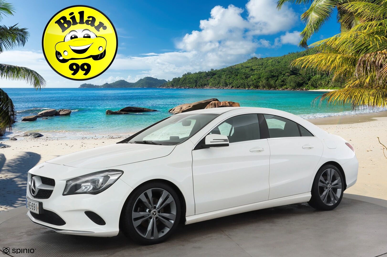 Mercedes-Benz CLA 2019 180 A Star Edition * Vakkari / High performance LED / Sporttipenkit / Polttoainekäyttöinen lämmitin / Apple&Android * - Suomi-auto / Kahdet Renkaat