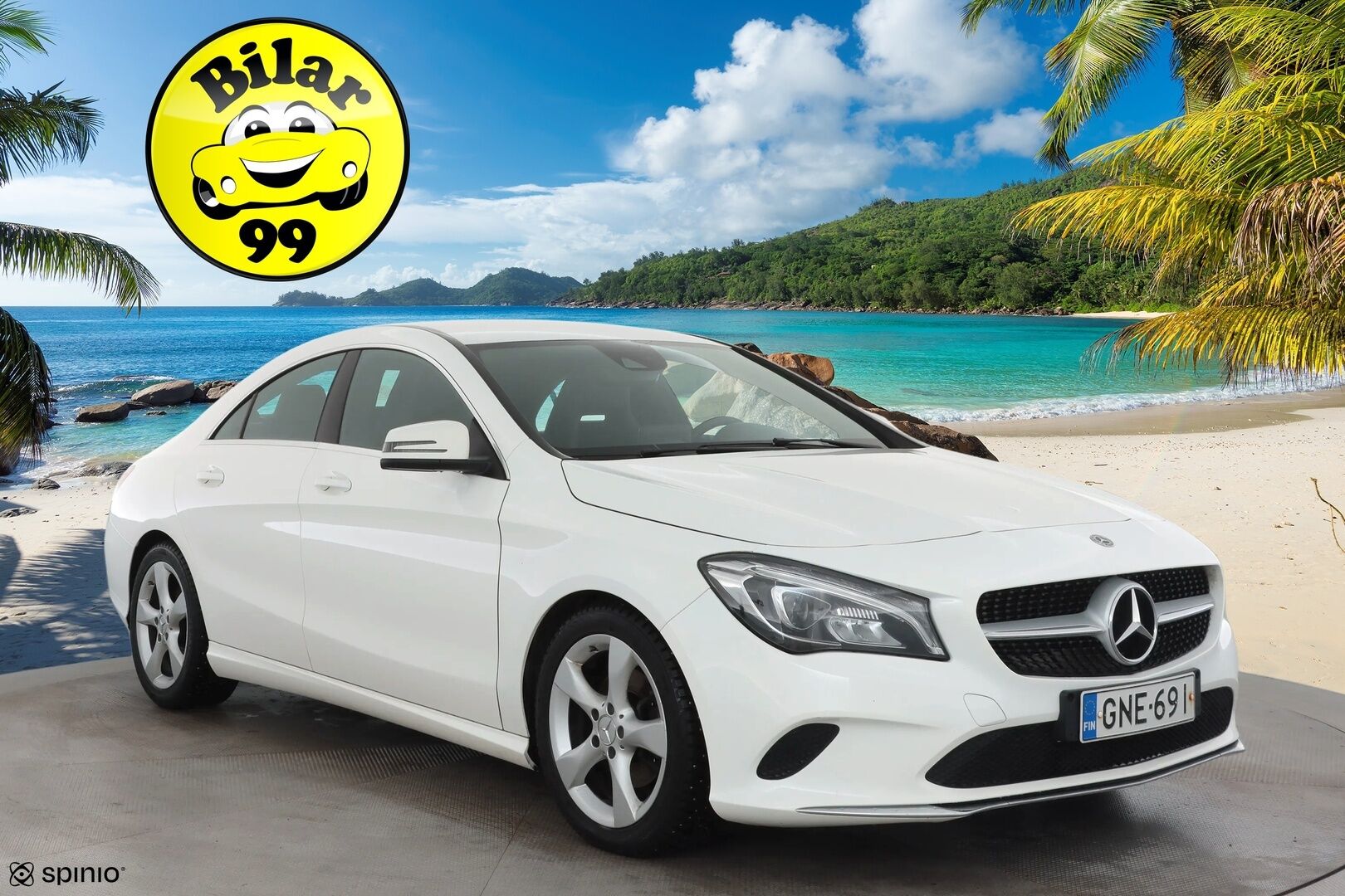 Mercedes-Benz CLA 2019 180 A Star Edition * Vakkari / High performance LED / Sporttipenkit / Polttoainekäyttöinen lämmitin / Apple&Android * - Suomi-auto / Kahdet Renkaat