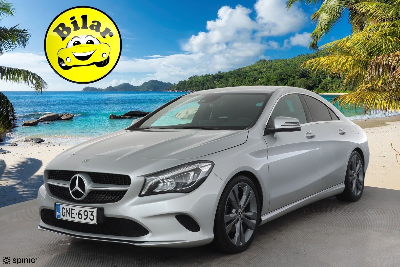Mercedes-Benz CLA 2019 180 A Star Edition - | LED | Puolinahat | Sporttipenkit | P.kamera | Vakkari | Apple & Android | Lohko+sisähaara | IHC | Merkkihuollettu | 2x renkaat aluin | Suomiauto | 