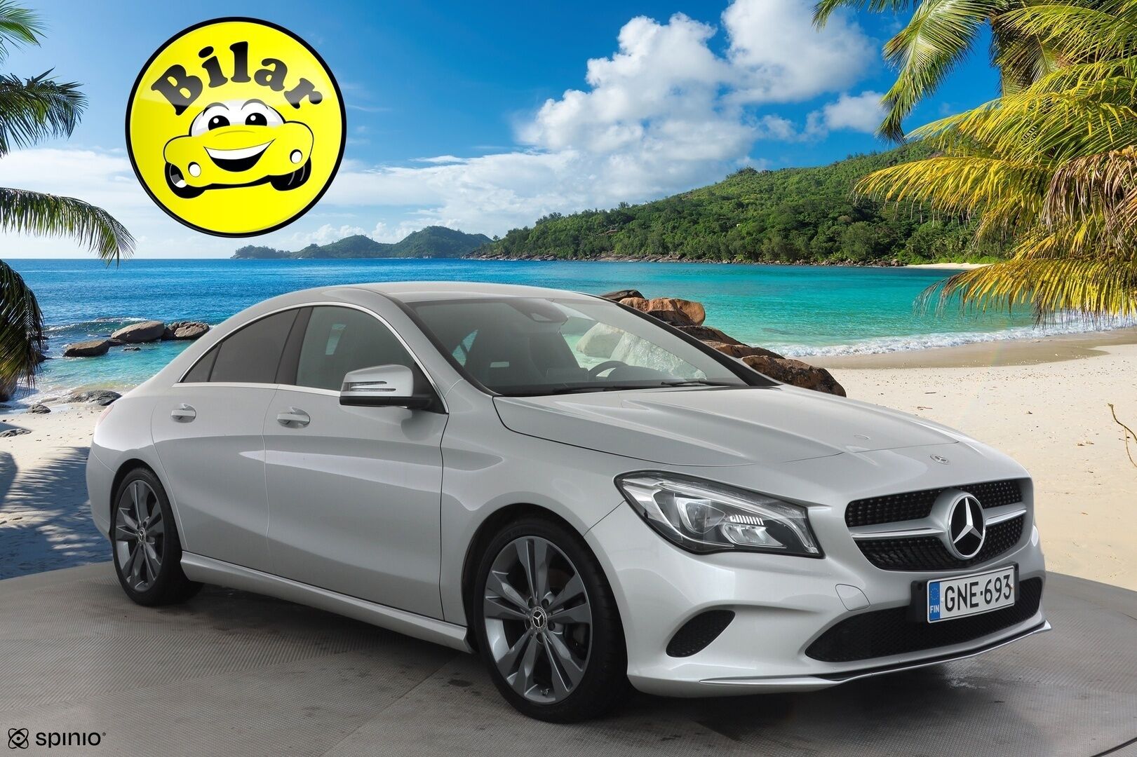 Mercedes-Benz CLA 2019 180 A Star Edition - | LED | Puolinahat | Sporttipenkit | P.kamera | Vakkari | Apple & Android | Lohko+sisähaara | IHC | Merkkihuollettu | 2x renkaat aluin | Suomiauto | 