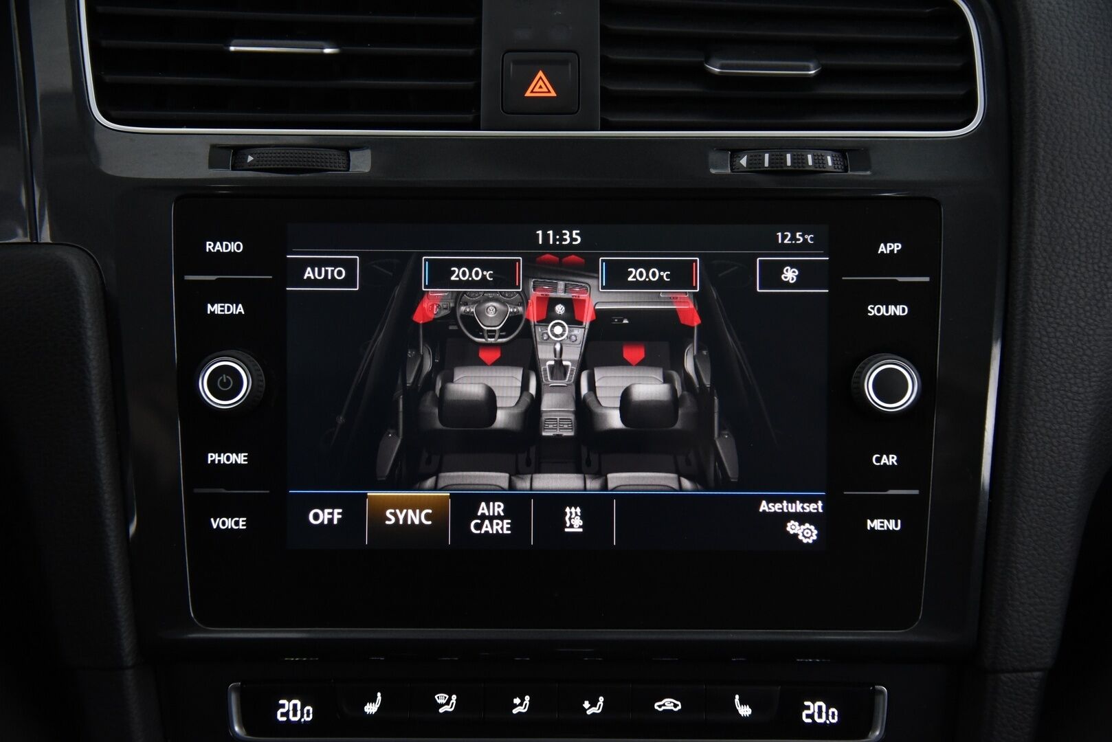 Volkswagen Golf 2018 Comfortline 1,6 TDI SCR 85 kW (115 hv) DSG-aut / Suomi-Auto / Adapt. Vakkari / P. Kamera / Webasto - 2-omisteinen / P.Tutkat