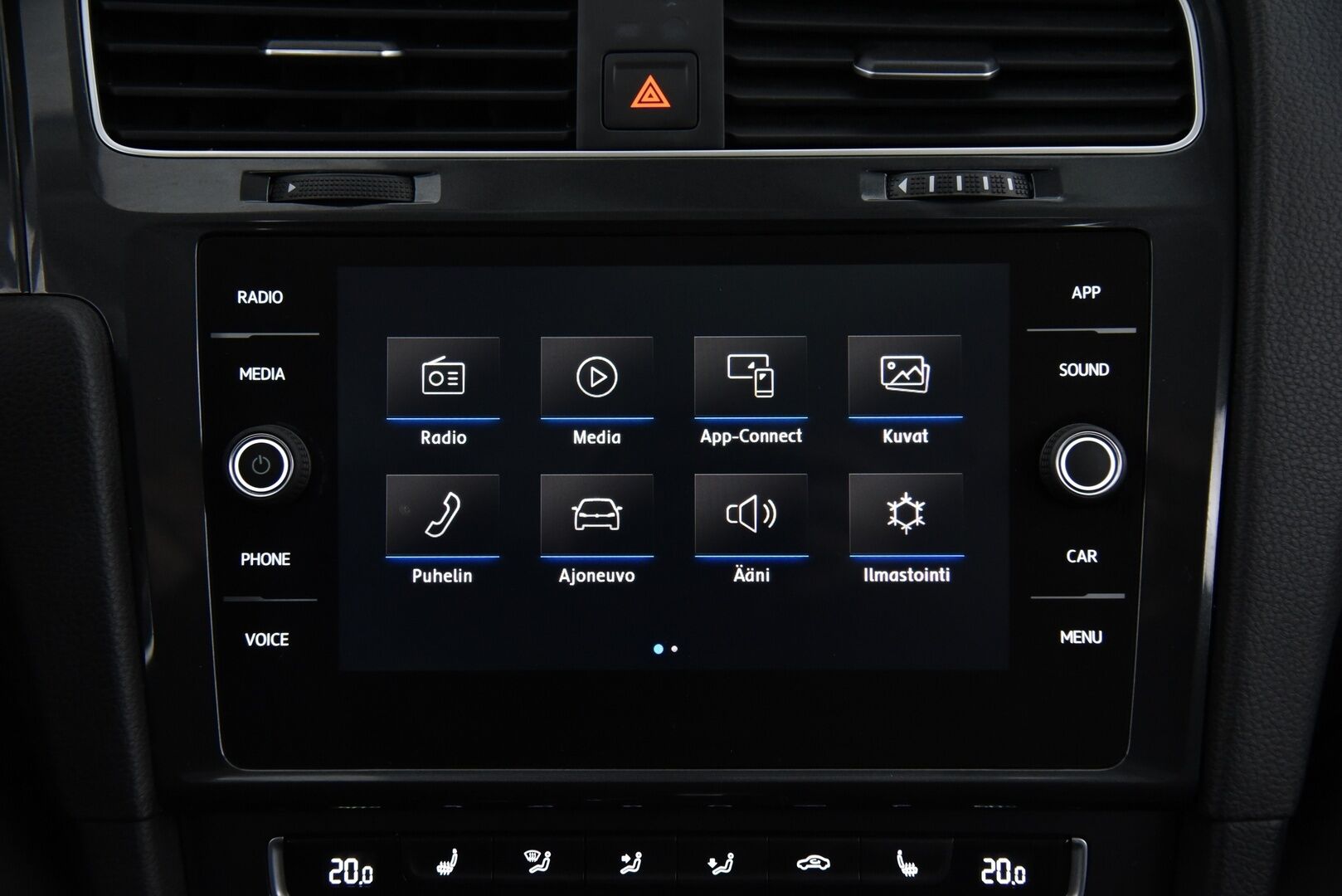 Volkswagen Golf 2018 Comfortline 1,6 TDI SCR 85 kW (115 hv) DSG-aut / Suomi-Auto / Adapt. Vakkari / P. Kamera / Webasto - 2-omisteinen / P.Tutkat