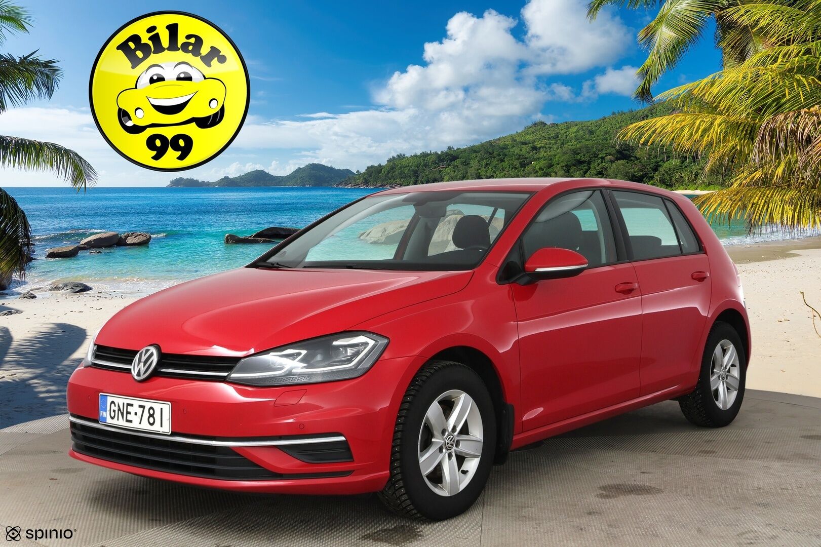 Volkswagen Golf 2018 Comfortline 1,6 TDI SCR 85 kW (115 hv) DSG-aut / Suomi-Auto / Adapt. Vakkari / P. Kamera / Webasto - 2-omisteinen / P.Tutkat