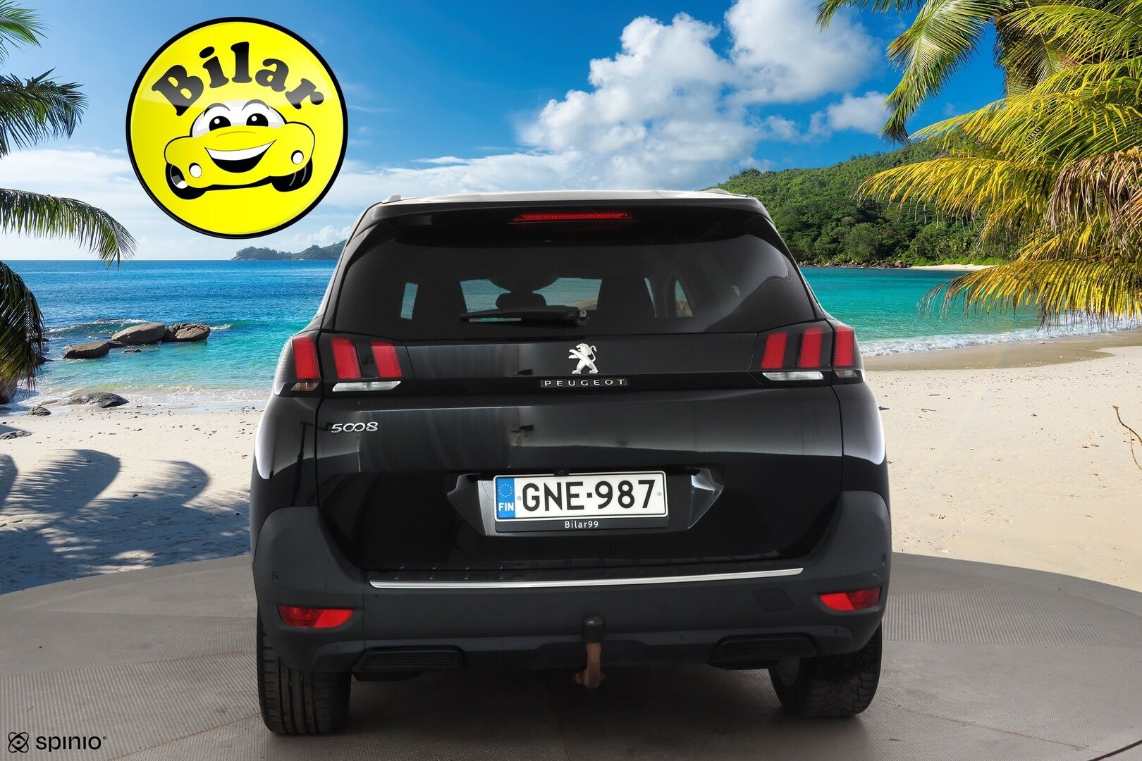 Peugeot 5008 2018 Allure BlueHDi 130 EAT8-automaatti - | 7-p | ACC | Koukku | Webasto | Koukku | Muistipenkki | Puolinahat | P.kamera | BSM | Keyless | Apple & Android | Sähk. takaluukku | 2x renkaat aluin | 