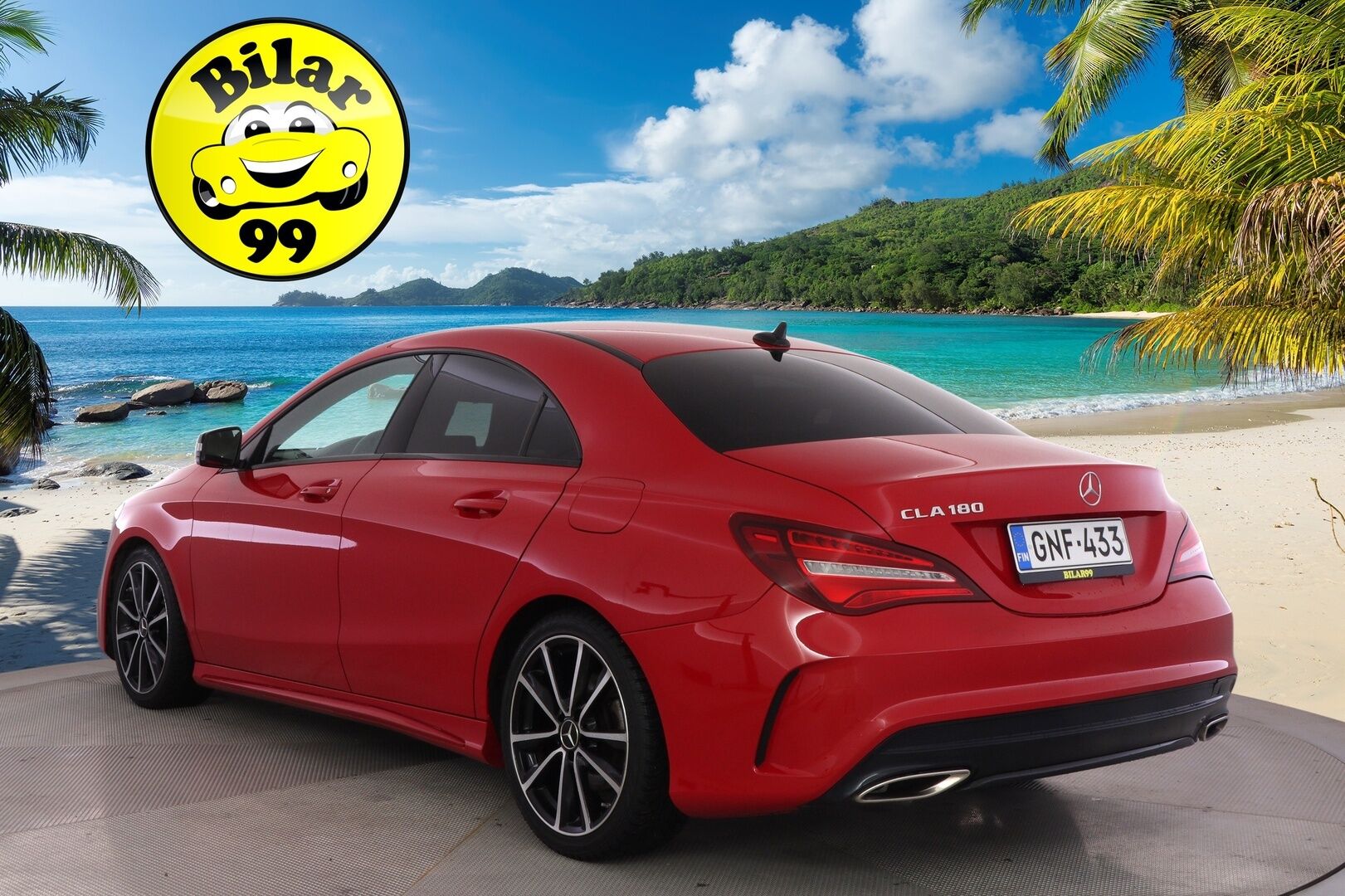 Mercedes-Benz CLA 2019 180 A Business AMG *Night paketti / Vakkari / P. Kamera / LED High Performance / Juuri huollettu* - Suomi-auto / Hyvä huoltohistoria / 2x renkaat alkuperäisillä vanteilla - HULLU BLACKWEEK KORKOTARJOUS 2,49%