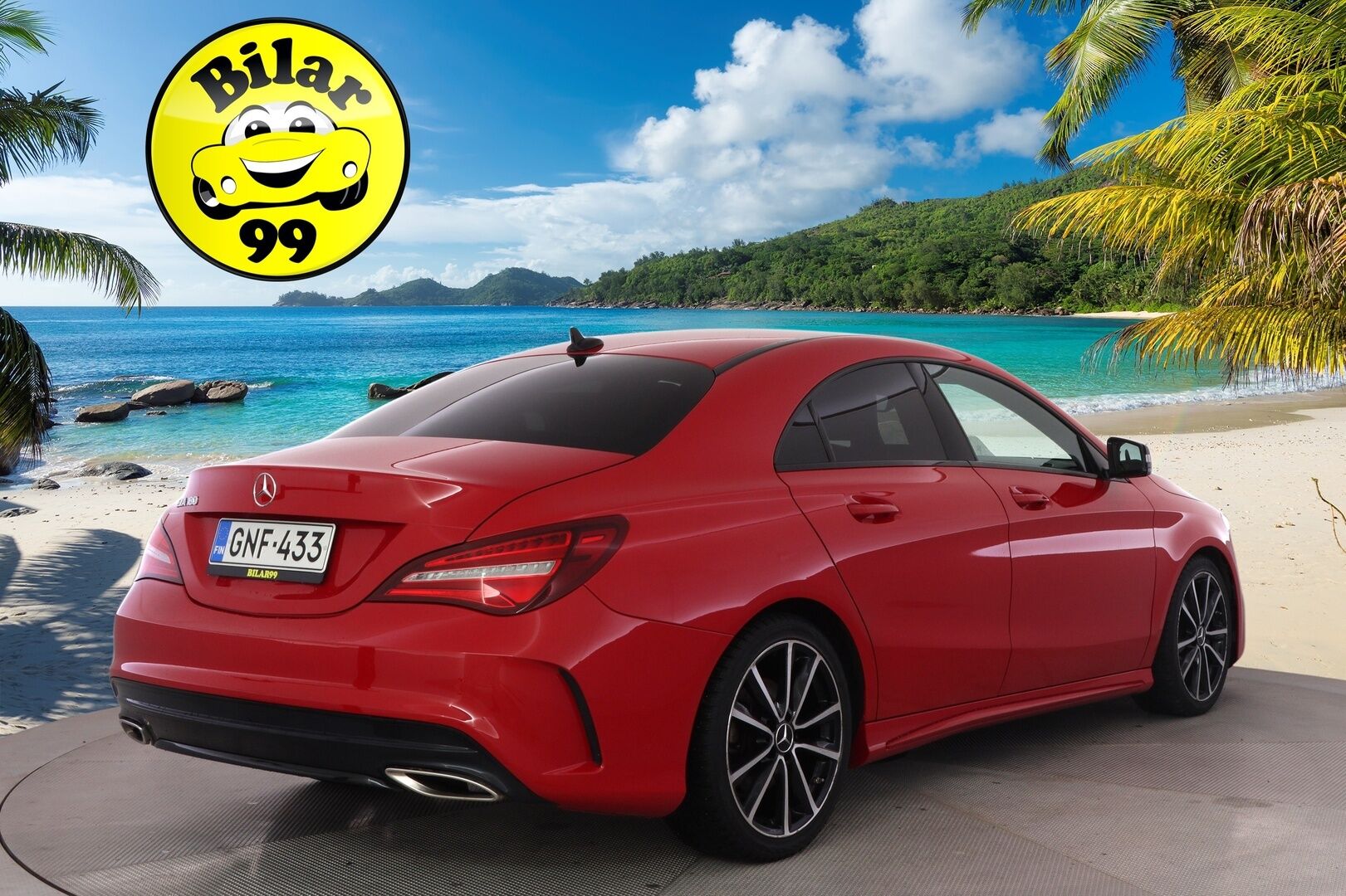 Mercedes-Benz CLA 2019 180 A Business AMG *Night paketti / Vakkari / P. Kamera / LED High Performance / Juuri huollettu* - Suomi-auto / Hyvä huoltohistoria / 2x renkaat alkuperäisillä vanteilla - HULLU BLACKWEEK KORKOTARJOUS 2,49%