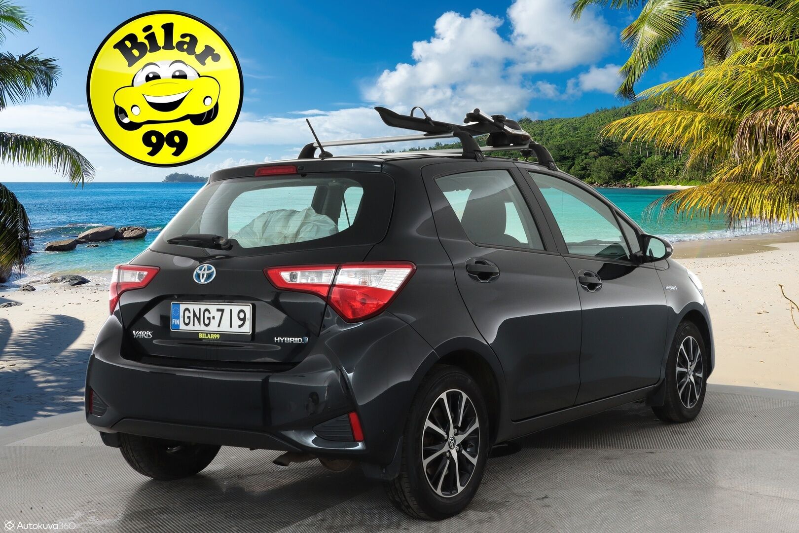 Toyota Yaris 2019 1,5 Hybrid Active 5ov *Kamera / Kaistavahti / Navi / Aut. Ilmastointi / Bluetooth* - Merkkihuolletu / Suomi-auto / Kahdet renkaat Toyotan vanteilla