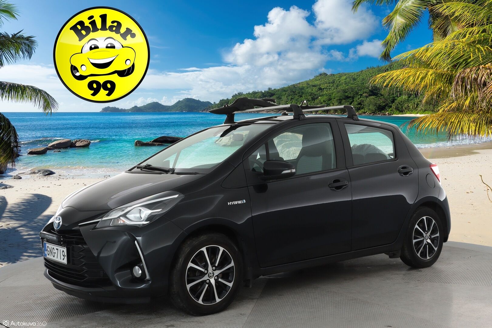 Toyota Yaris 2019 1,5 Hybrid Active 5ov *Kamera / Kaistavahti / Navi / Aut. Ilmastointi / Bluetooth* - Merkkihuolletu / Suomi-auto / Kahdet renkaat Toyotan vanteilla