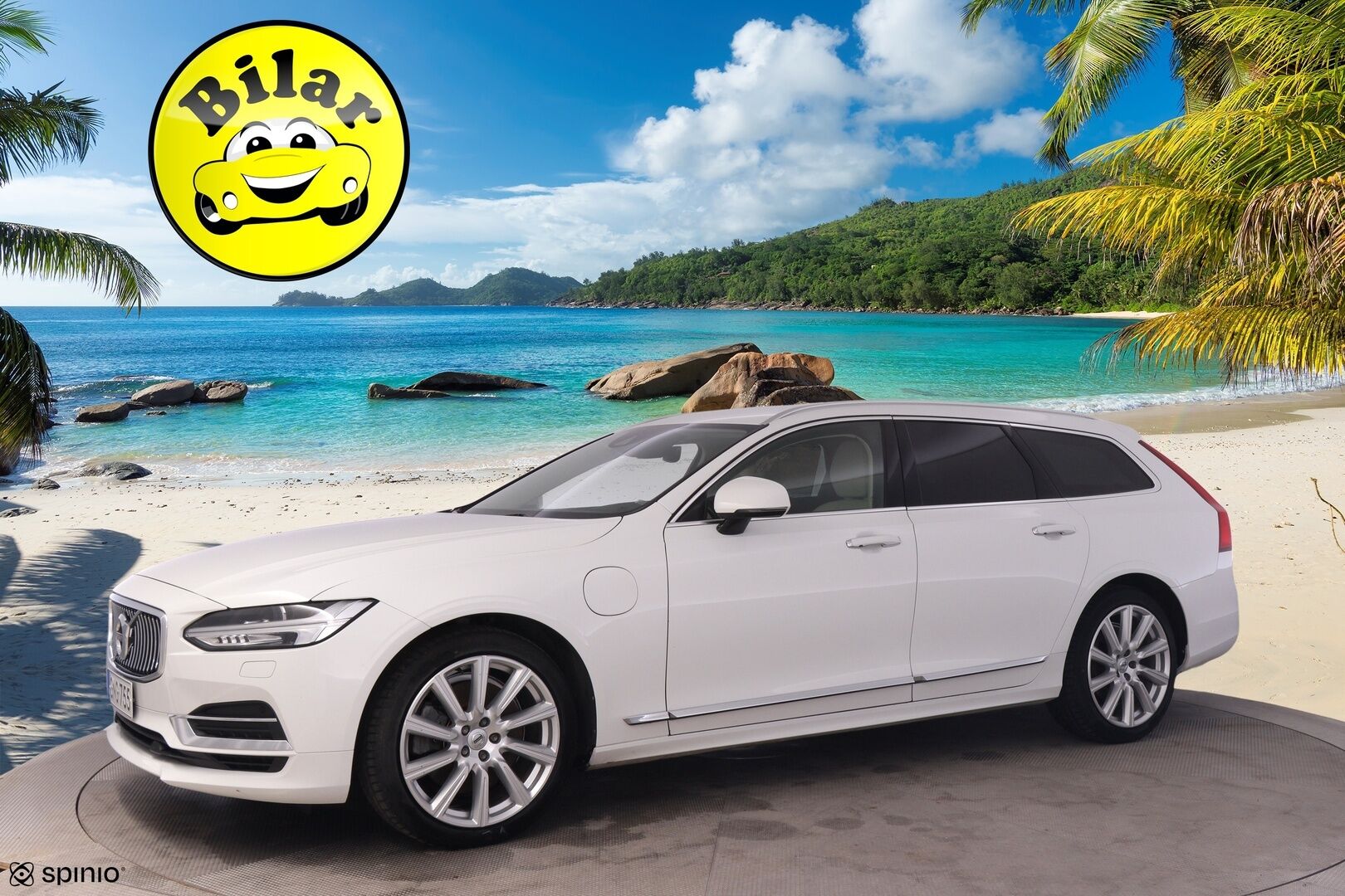 Volvo V90 2019 T8 AWD Inscription aut - Merkkihuollettu Suomi-auto! | ACC | Webasto | S-Koukku | Ilma-alusta | Muistipenkki | Vaaleat sporttinahat | Hihna vaihdettu 2025 | Highperf. Audio | Kessy |