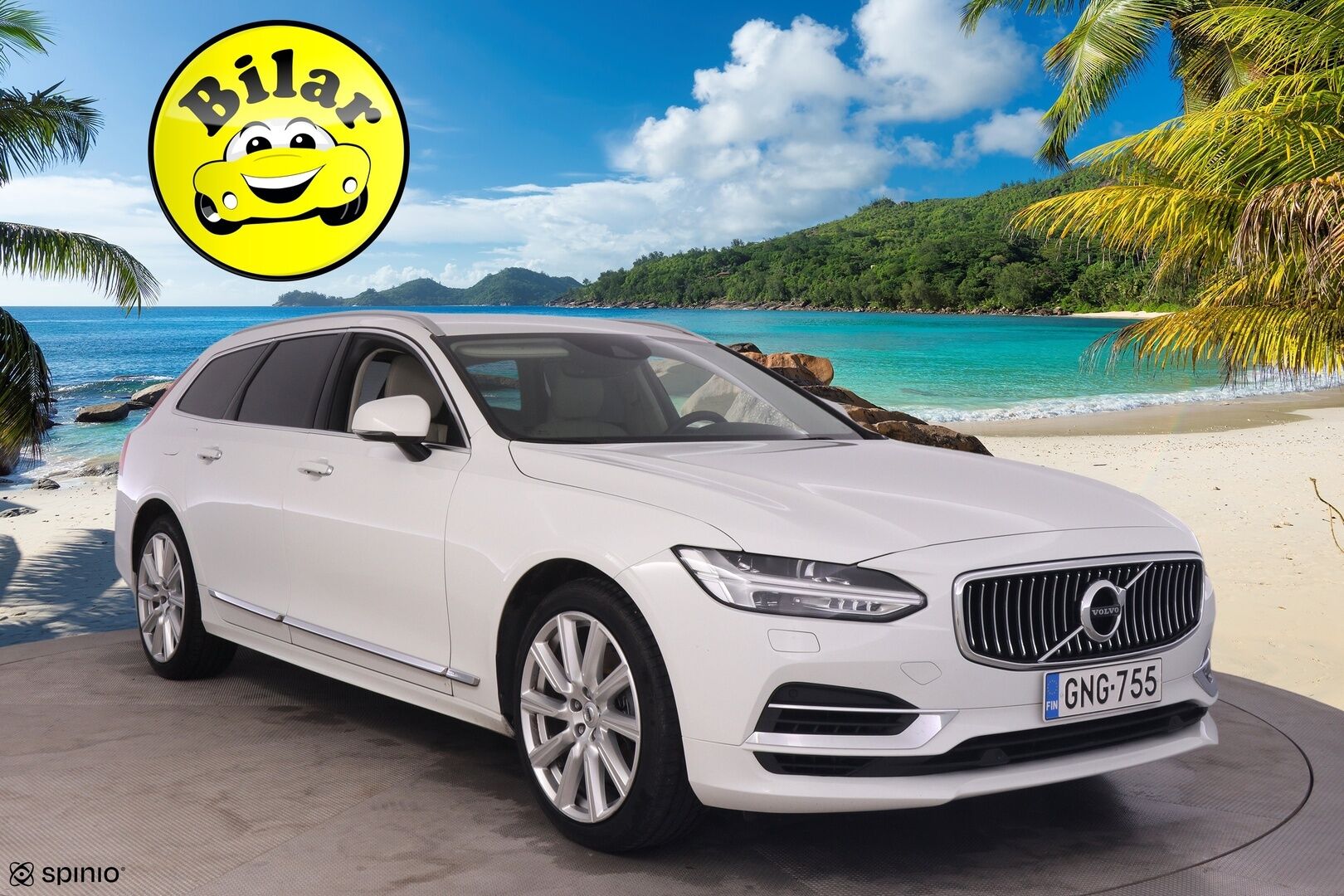 Volvo V90 2019 T8 AWD Inscription aut - Merkkihuollettu Suomi-auto! | ACC | Webasto | S-Koukku | Ilma-alusta | Muistipenkki | Vaaleat sporttinahat | Hihna vaihdettu 2025 | Highperf. Audio | Kessy |