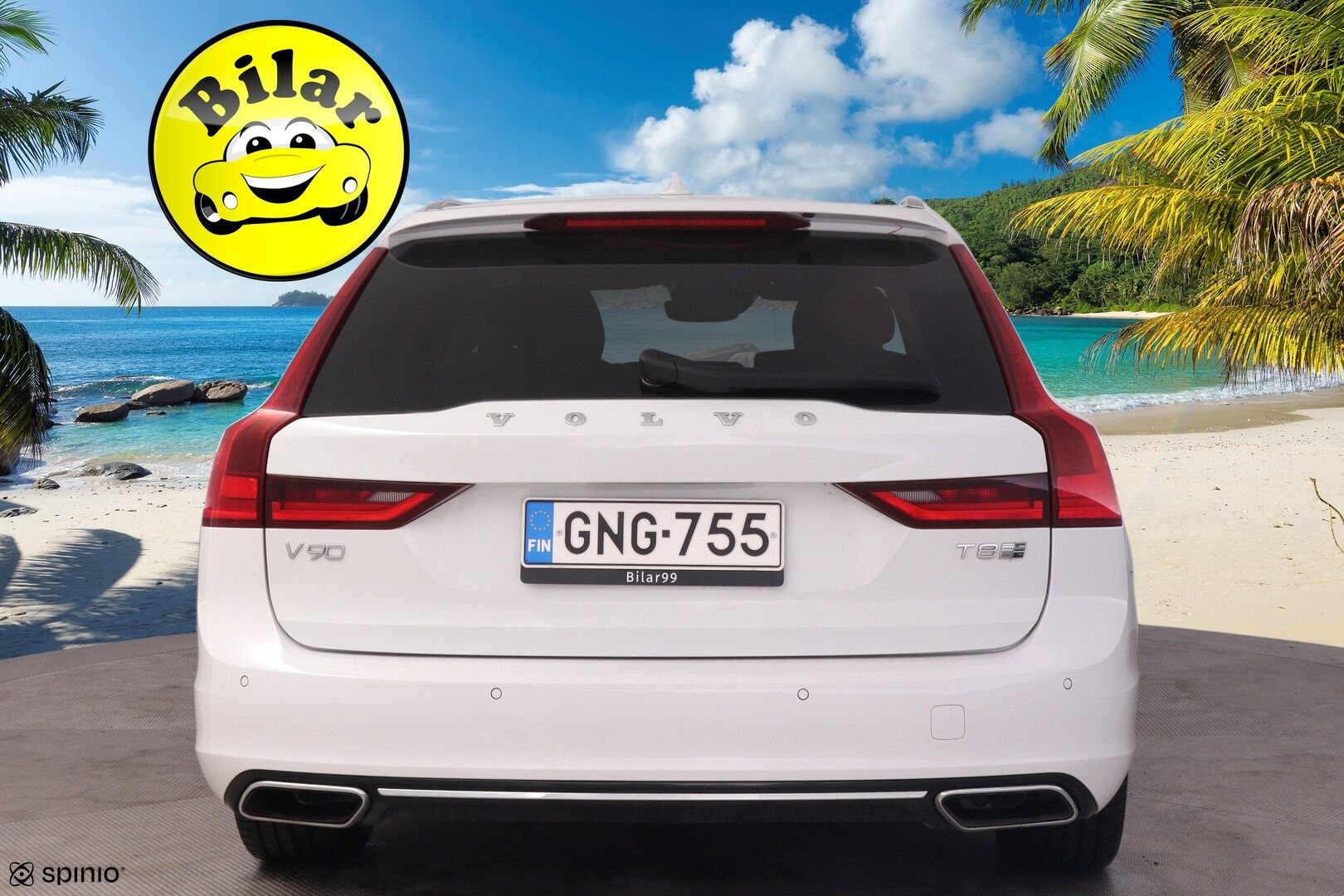 Volvo V90 2019 T8 AWD Inscription aut - Merkkihuollettu Suomi-auto! | ACC | Webasto | S-Koukku | Ilma-alusta | Muistipenkki | Vaaleat sporttinahat | Hihna vaihdettu 2025 | Highperf. Audio | Kessy |