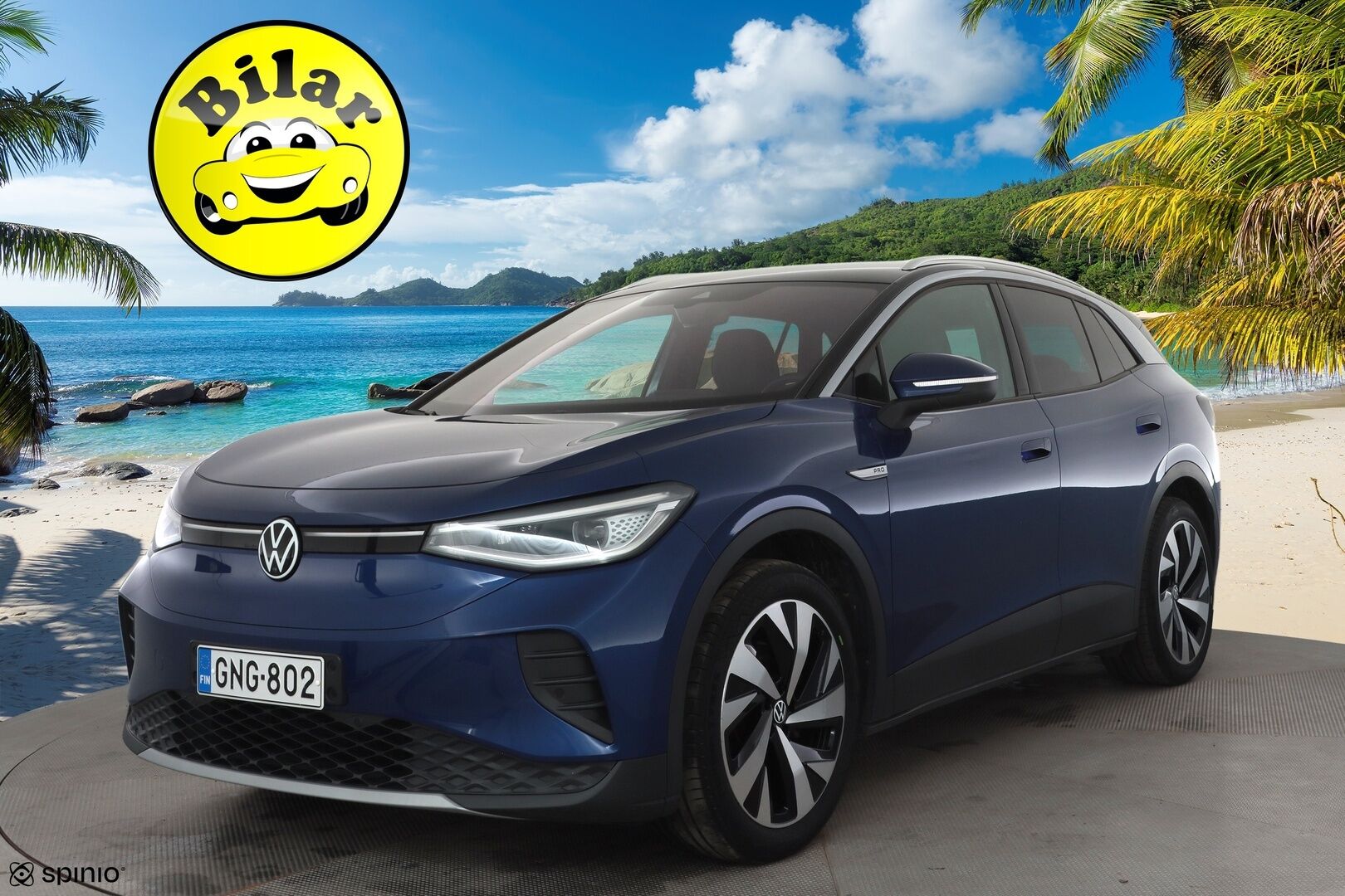 Volkswagen ID.4 2022 Pro Performance Business 150 kW, akku 77 kWh - | ACC | Koukku | ILP | Matrix-LED | 360-kamera | Navi | Digimittaristo | Keyless | Apple&Android | 1.Om Suomi-auto | Kahdet Renkaat |