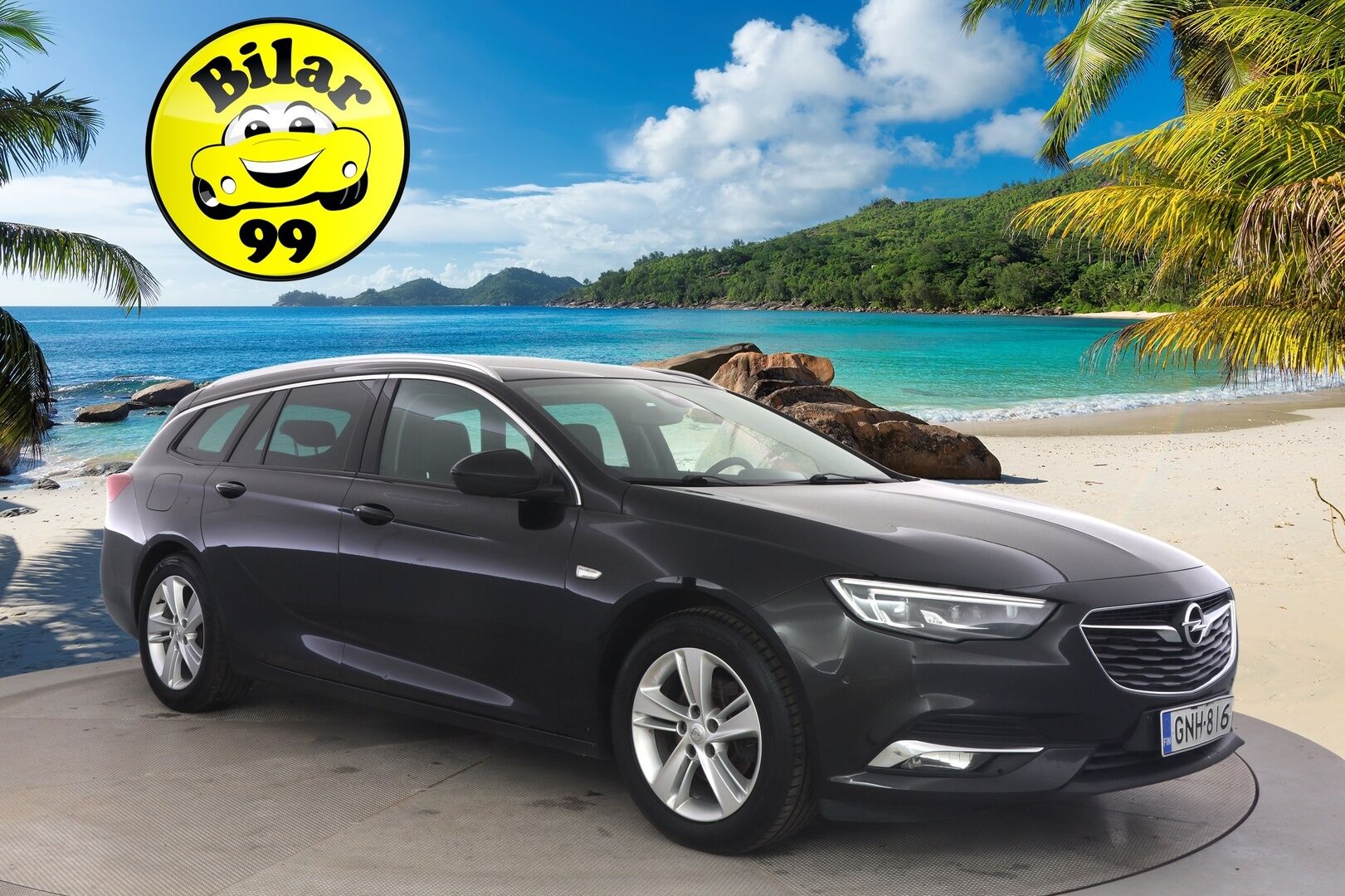 Opel Insignia 2020 Sports Tourer Innovation Plus 136 D Turbo A ** HUD / Koukku / Ilmastoidut AGR-etuistuimet / Sähk. kontti / APP-Connect - ** Kattavat varusteet / 2x asialliset renkaat / asiallinen huoltohistoria **