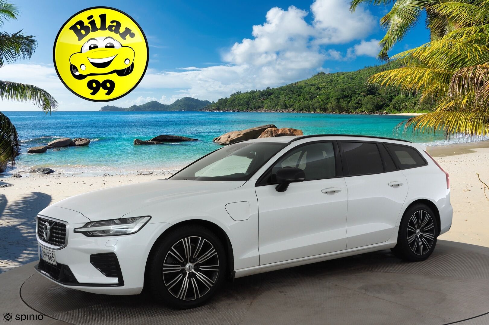 Volvo V60 2020 T8 TwE AWD R-Design aut * ACC / P.kamera / Full LED / Koukku / Webasto / Muistipenkki / Panorama / Navi / KeylessGo / BLIS * - Suomi-auto / Merkkihuollettu - HULLU BLACKWEEK KORKOTARJOUS 2,49%