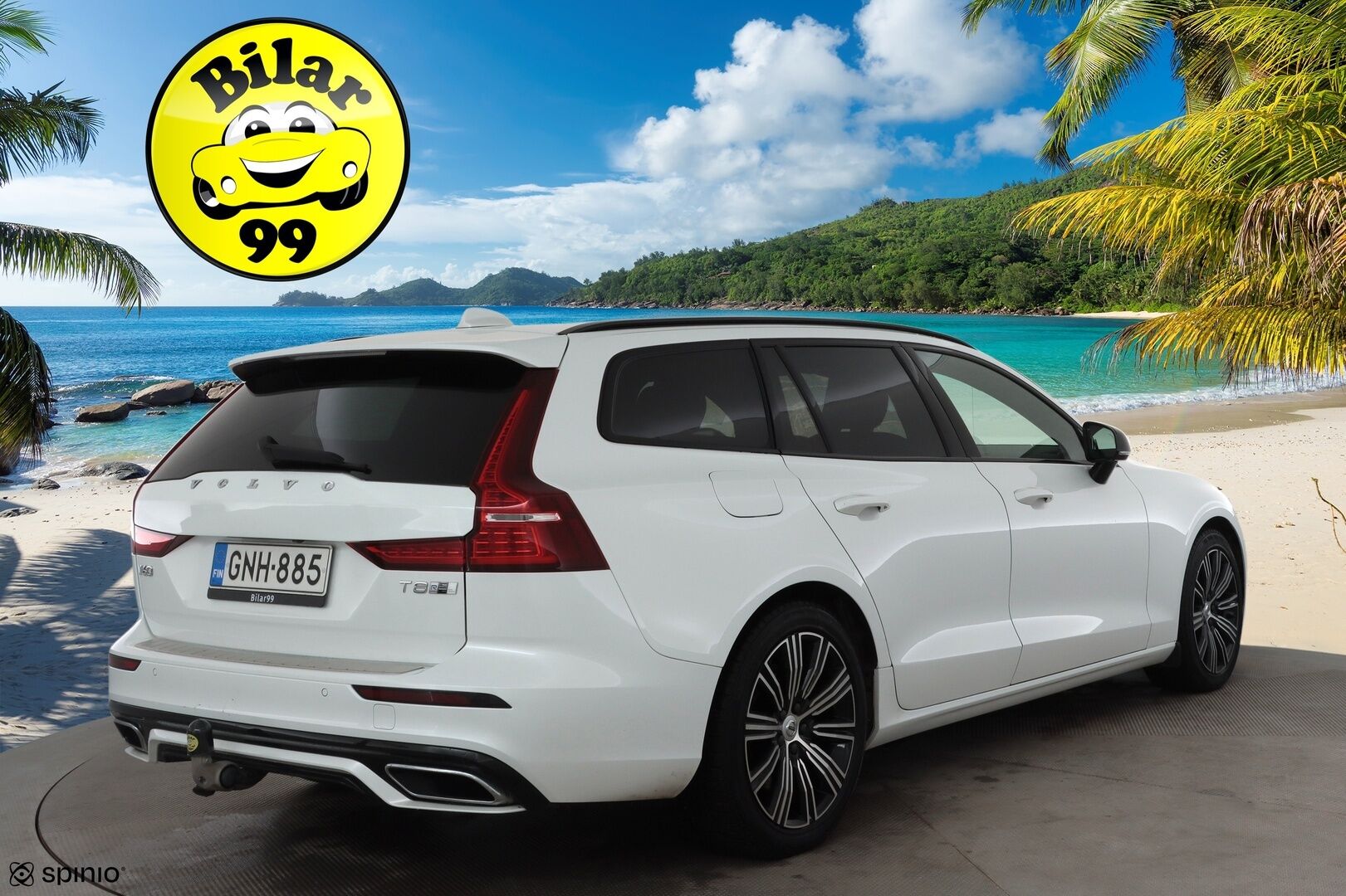 Volvo V60 2020 T8 TwE AWD R-Design aut * ACC / P.kamera / Full LED / Koukku / Webasto / Muistipenkki / Panorama / Navi / KeylessGo / BLIS * - Suomi-auto / Merkkihuollettu - HULLU BLACKWEEK KORKOTARJOUS 2,49%
