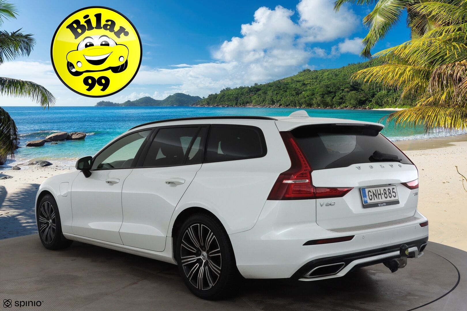 Volvo V60 2020 T8 TwE AWD R-Design aut * ACC / P.kamera / Full LED / Koukku / Webasto / Muistipenkki / Panorama / Navi / KeylessGo / BLIS * - Suomi-auto / Merkkihuollettu - HULLU BLACKWEEK KORKOTARJOUS 2,49%