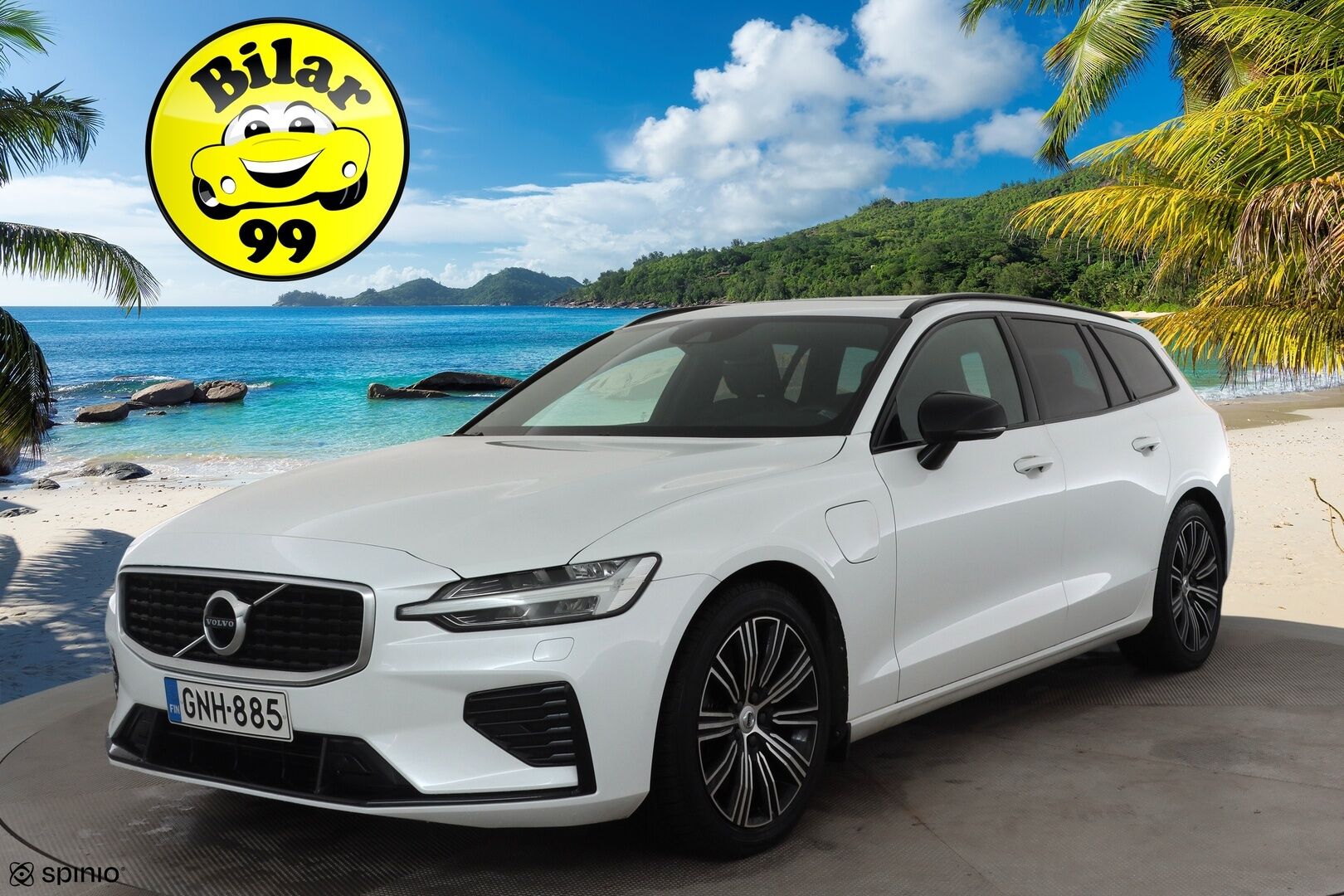 Volvo V60 2020 T8 TwE AWD R-Design aut * ACC / P.kamera / Full LED / Koukku / Webasto / Muistipenkki / Panorama / Navi / KeylessGo / BLIS * - Suomi-auto / Merkkihuollettu - HULLU BLACKWEEK KORKOTARJOUS 2,49%