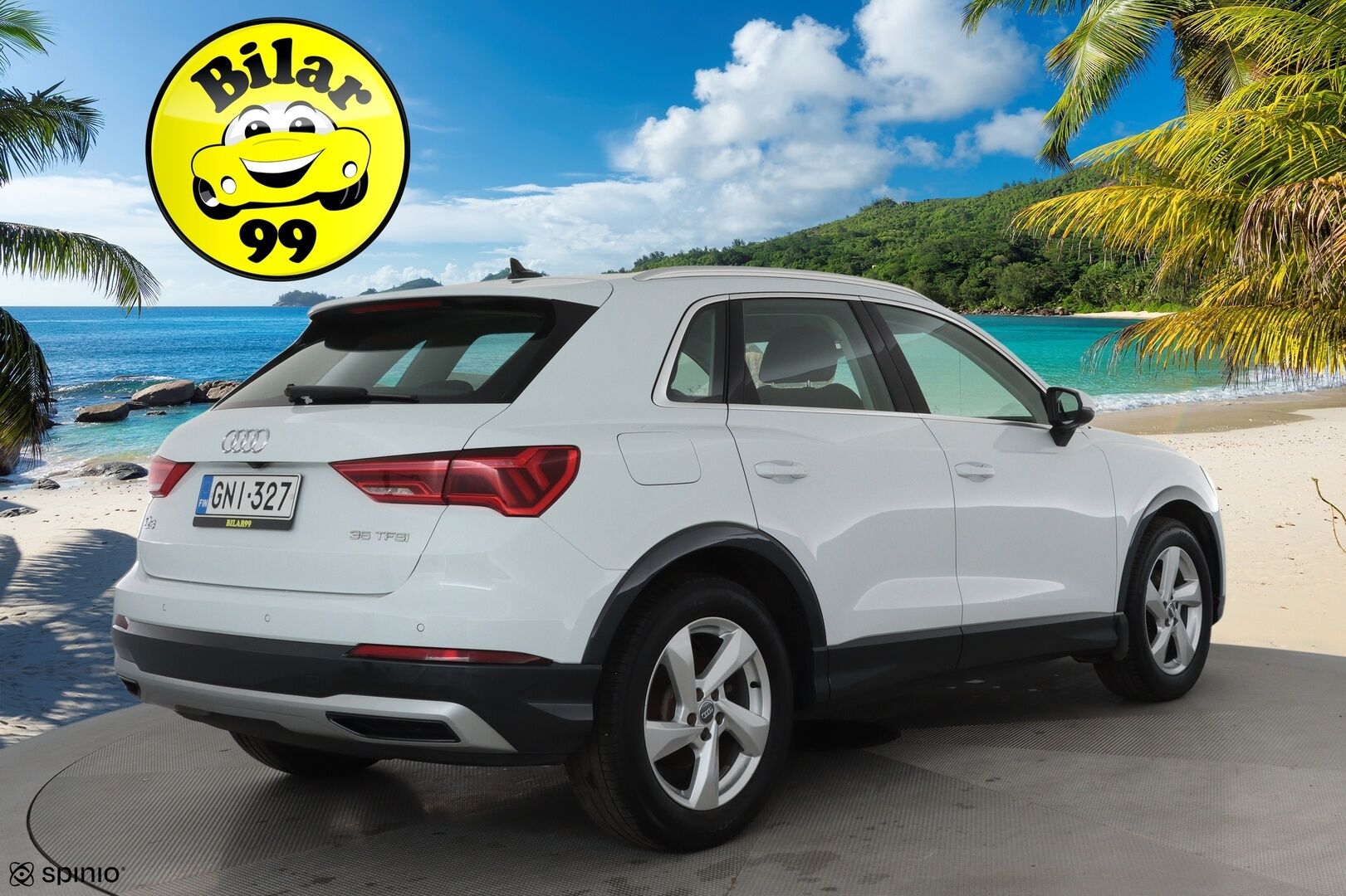 Audi Q3 2019 Launch Edition Business Advanced 35 TFSI 110 kW S tronic **Webasto / Koukku / Adapt.Vakkari / LED-valot / P.kamera** - 1-om Suomi-auto / Kahdet Renkaat