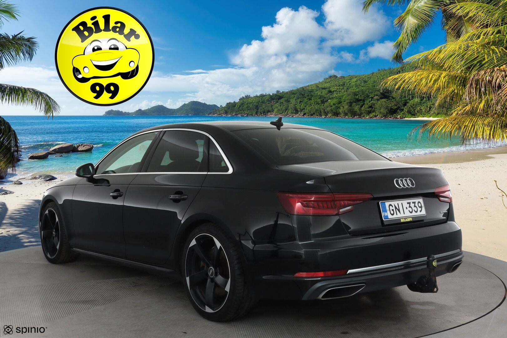 Audi A4 2019 Sedan Business Sport 45 TFSI 180 kW MHEV quattro S tronic - Suomiauto / Webasto / Adapt.Vakkari / Matrix LED / Digital Cockpit / Kattoluukku / Nahka-Alcantara / Vetokoukku / Supervarusteet!