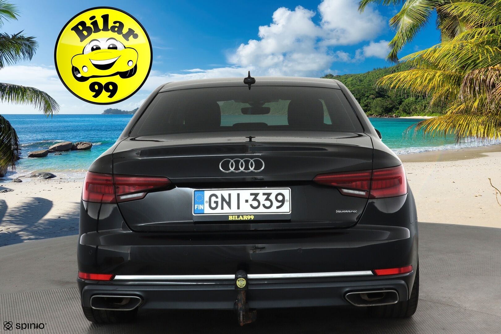 Audi A4 2019 Sedan Business Sport 45 TFSI 180 kW MHEV quattro S tronic - Suomiauto / Webasto / Adapt.Vakkari / Matrix LED / Digital Cockpit / Kattoluukku / Nahka-Alcantara / Vetokoukku / Supervarusteet!