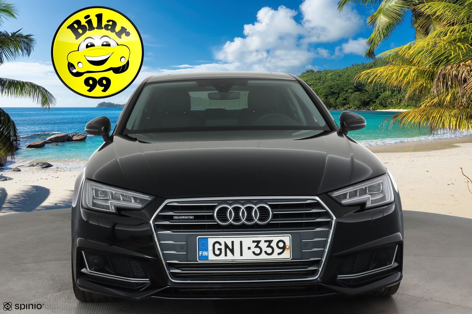 Audi A4 2019 Sedan Business Sport 45 TFSI 180 kW MHEV quattro S tronic - Suomiauto / Webasto / Adapt.Vakkari / Matrix LED / Digital Cockpit / Kattoluukku / Nahka-Alcantara / Vetokoukku / Supervarusteet!
