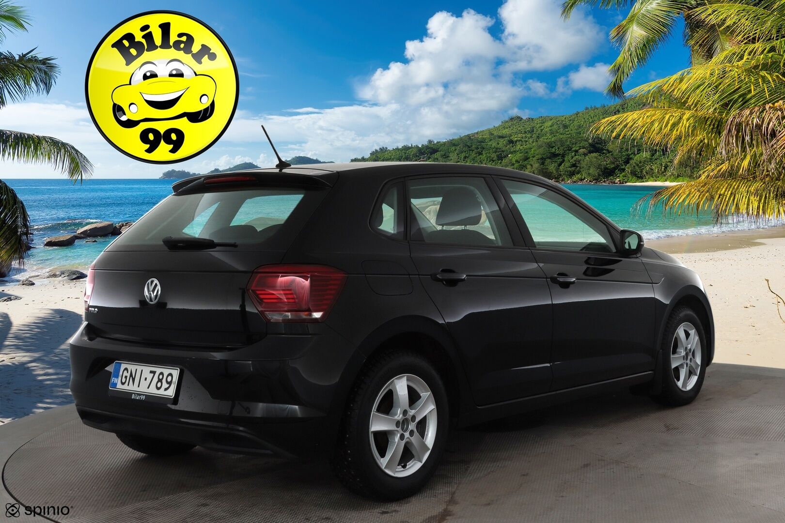 Volkswagen Polo 2019 Comfortline 1,0 TSI 70 kW DSG * 1.Om Suomi-auto / Vakkari / P.tutkat / Bluetooth / Ilmastointi * - Kahdet renkaat aluvanteilla - HULLUT BLACKWEEK JATKOT - KORKOTARJOUS 2,49%