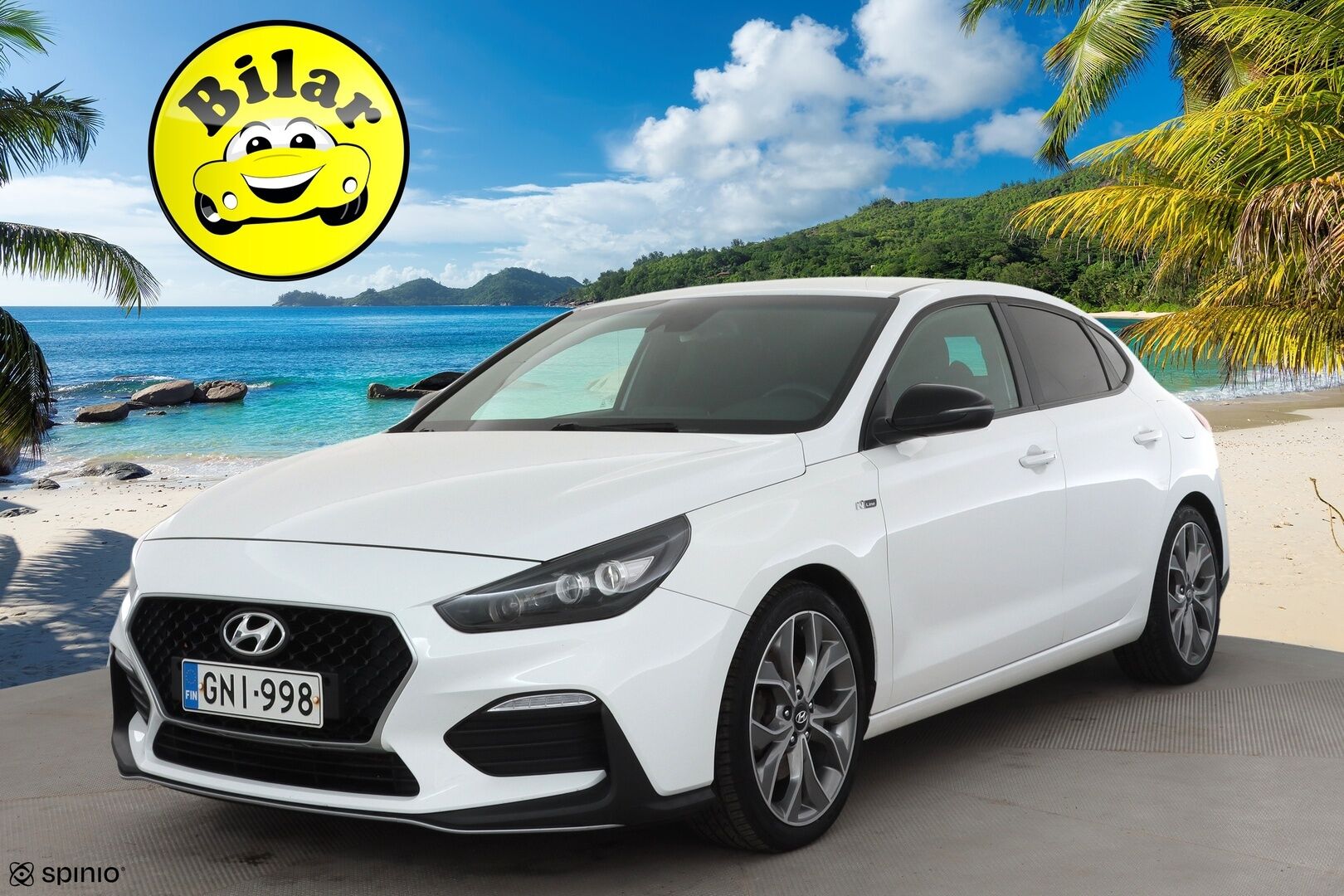 Hyundai i30 Fastback 2020 1,4 T-GDI 140 hv 7DCT-aut N Line - | LED | P.kamera | Vakkari | Keyless | Apple & Android | Lämm. ratti | Lane Assist | Bluetooth | Penkinlämmittimet | Aut. pitkät | 2x renkaat aluin | 