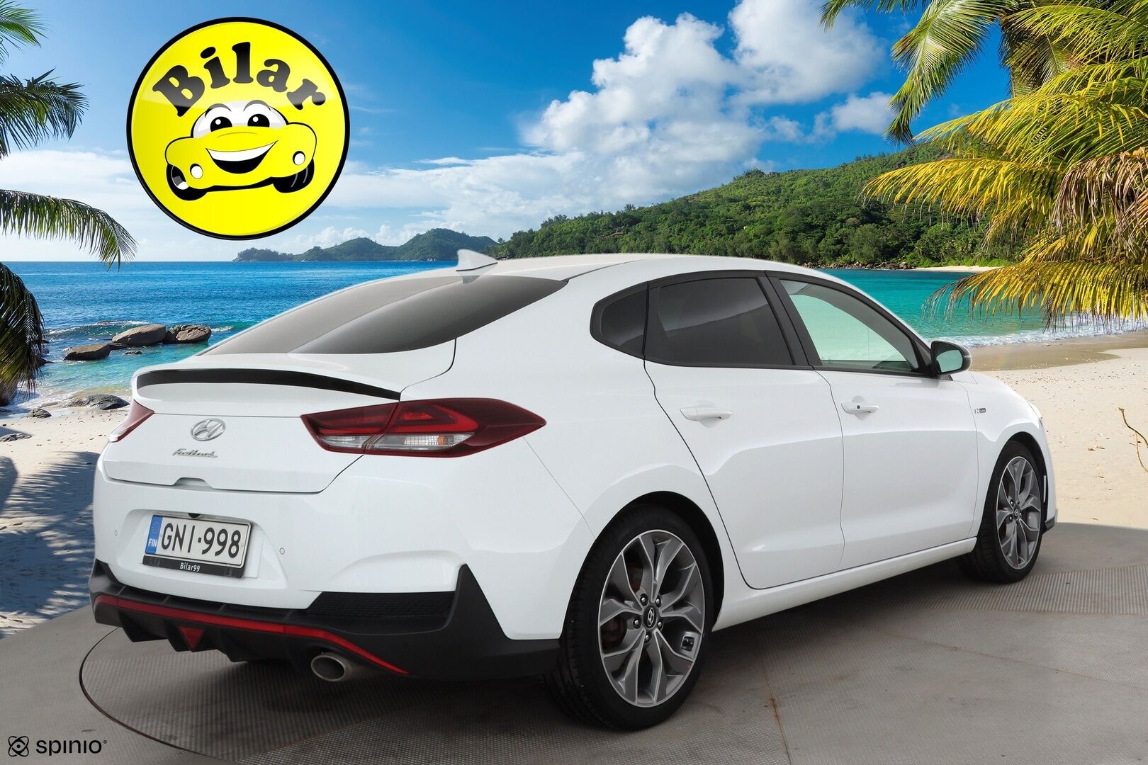 Hyundai i30 Fastback 2020 1,4 T-GDI 140 hv 7DCT-aut N Line - | LED | P.kamera | Vakkari | Keyless | Apple & Android | Lämm. ratti | Lane Assist | Bluetooth | Penkinlämmittimet | Aut. pitkät | 2x renkaat aluin | 