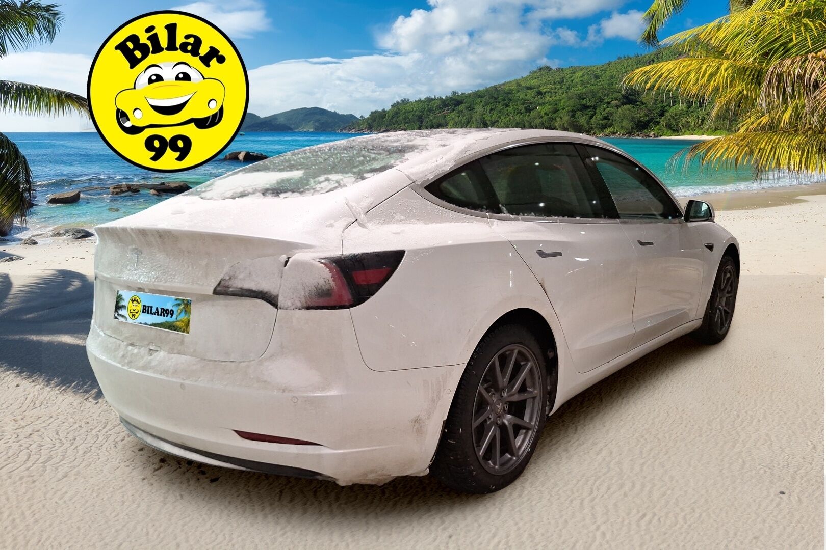 Tesla Model 3 2020 Standard Range Plus *Suomiauto / Autopilot 3 / P-kamera / Lasikatto / Musta nahkasisusta / KeylessGo* - Juuri saapunut hyvin pidetty Suomiauto kaksilla renkailla!