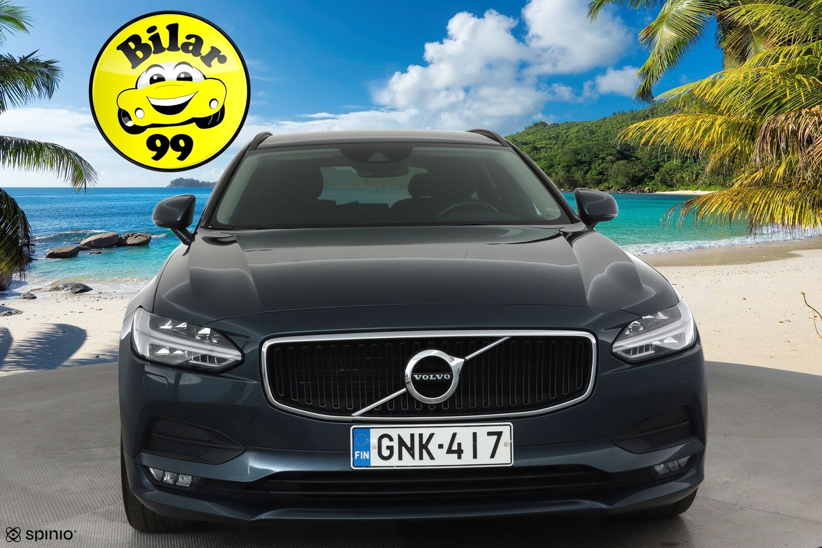 Volvo V90 2018 D3 AWD Autom **Adapt.vakkari / Webasto / LED / Navi / P.kamera / Koukku** - Kahdet renkaat aluvanteilla / Penkinlämmittimet takana / Ratin lämmitin