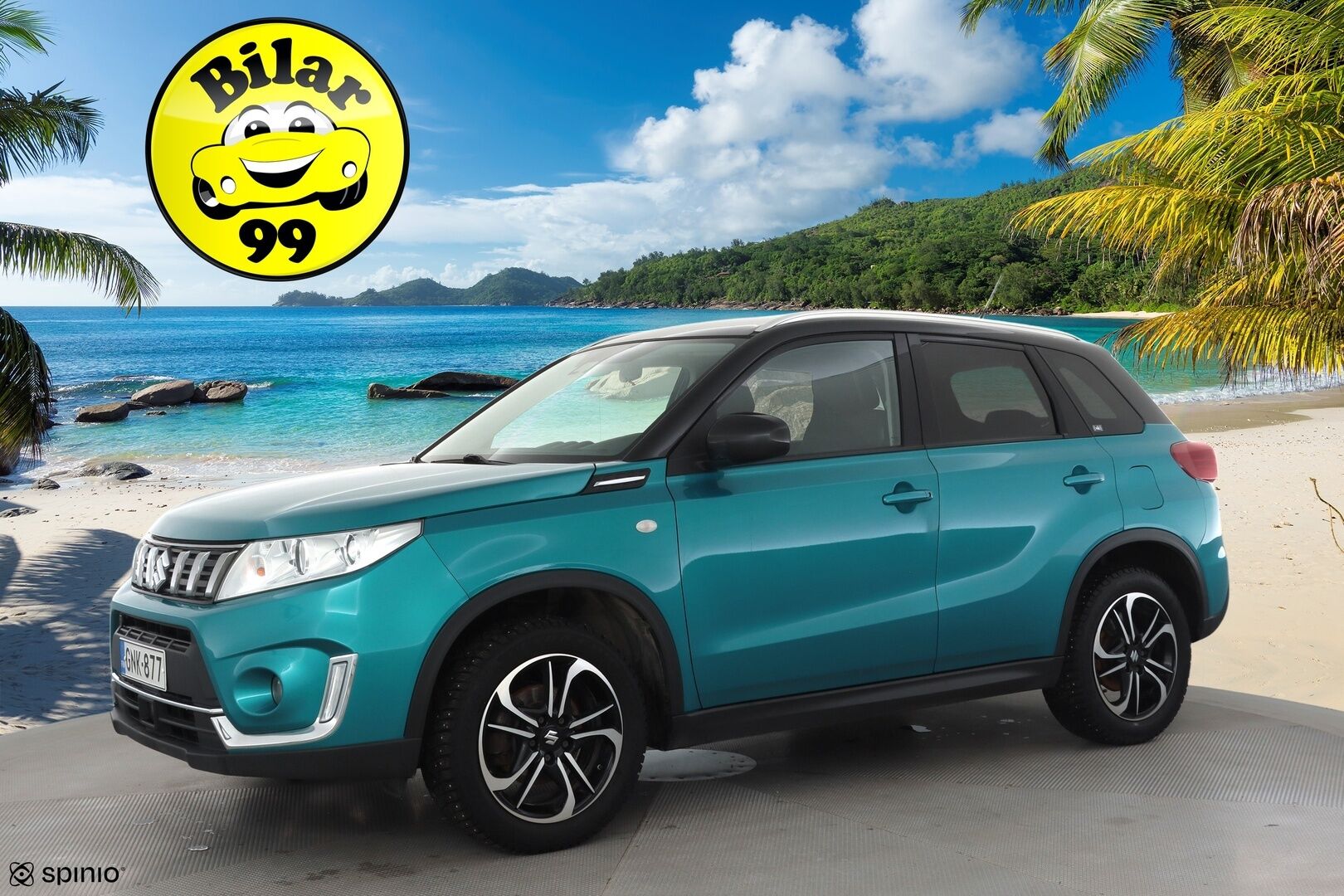 Suzuki Vitara 2019 112 BOOSTERJET 4WD GL+ 5MT *1.OM Suomi-auto / ACC / P.Kamera / Kaistavahti / BT* - Lohko / Kahdet renkaat aluvanteilla / Merkkihuollettu - HULLUT AVAJAISHULINAT KORKOTARJOUS 3,29 %