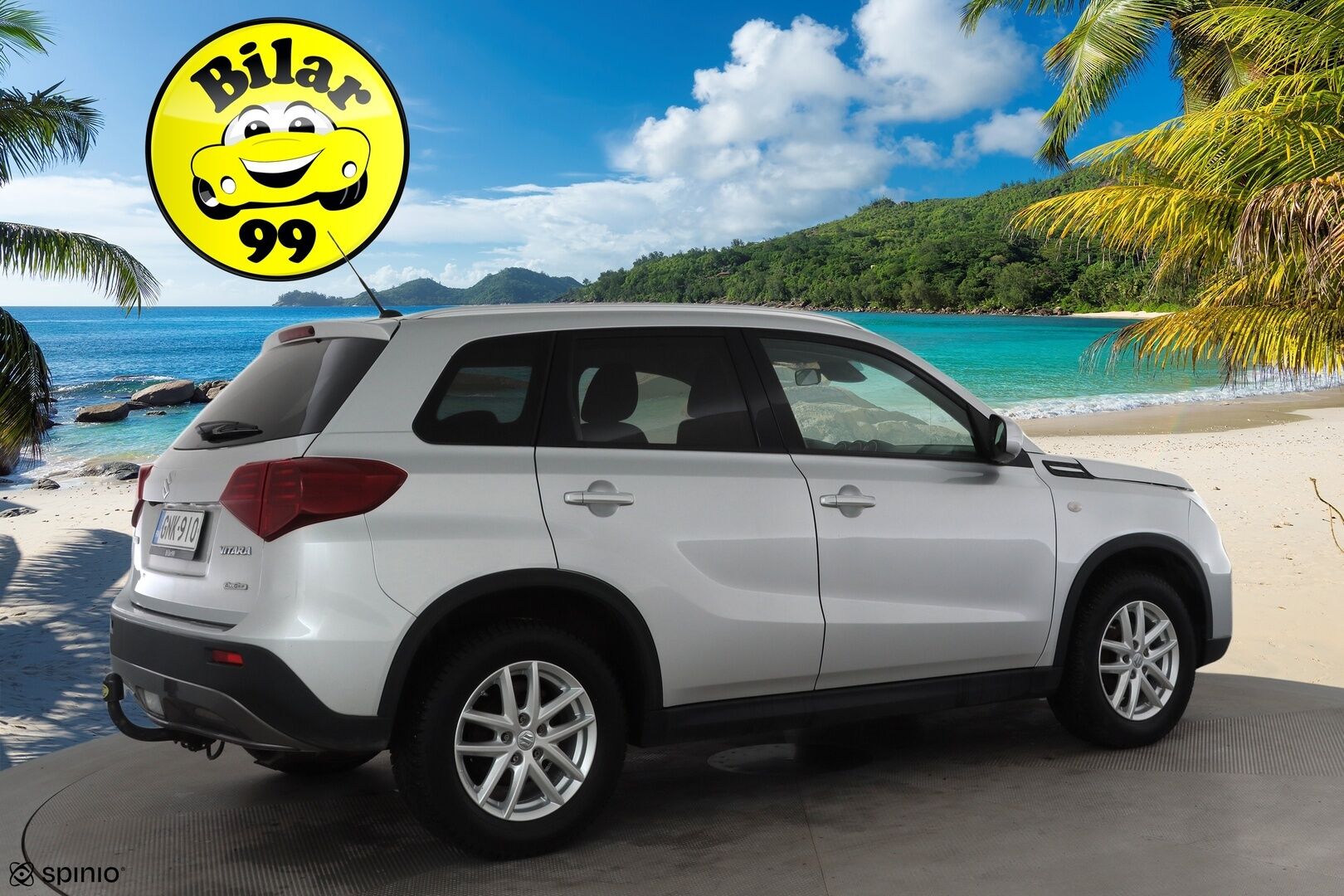 Suzuki Vitara 2019 140 BOOSTERJET 4WD GL+ 6MT * 1.Om Suomi-auto / ACC / P.kamera / Radio / Koukku * - Kahdet renkaat aluvanteilla - HULLU BLACKWEEK KORKOTARJOUS 2,49%